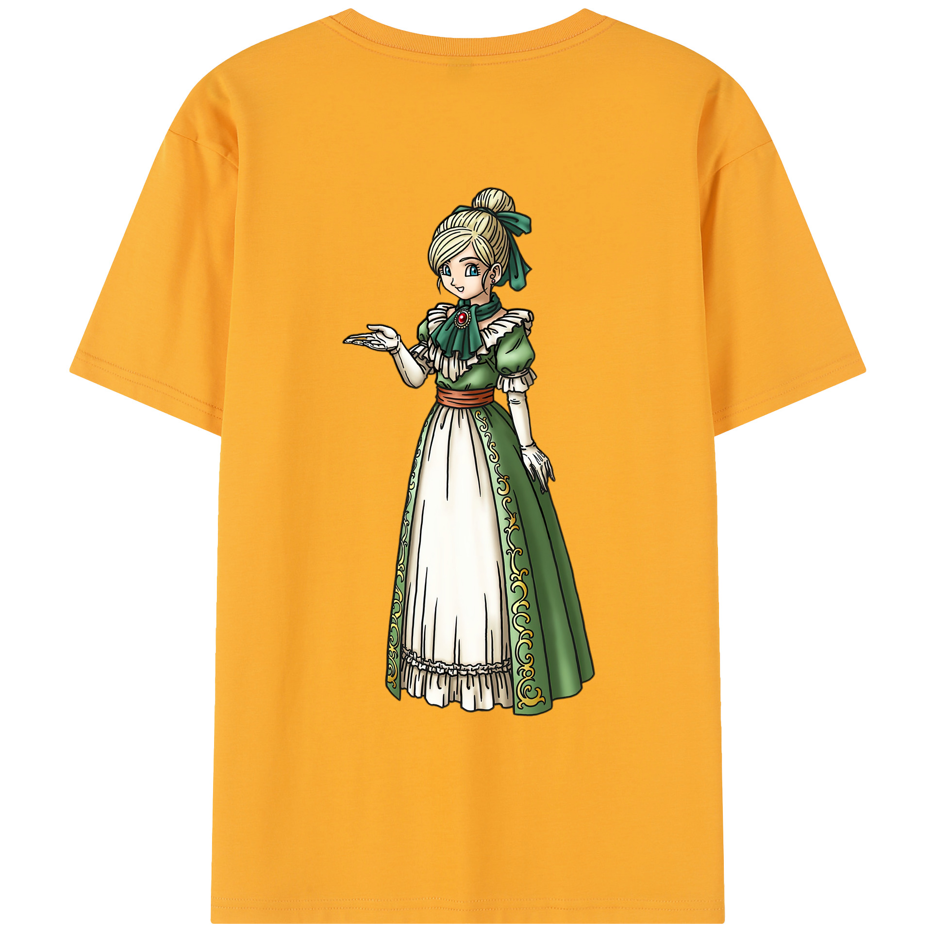 （画像用） ドラゴンクエスト Doragon Kuesuto Dragon Quest レディース半袖Tシャツ(バックプリント)