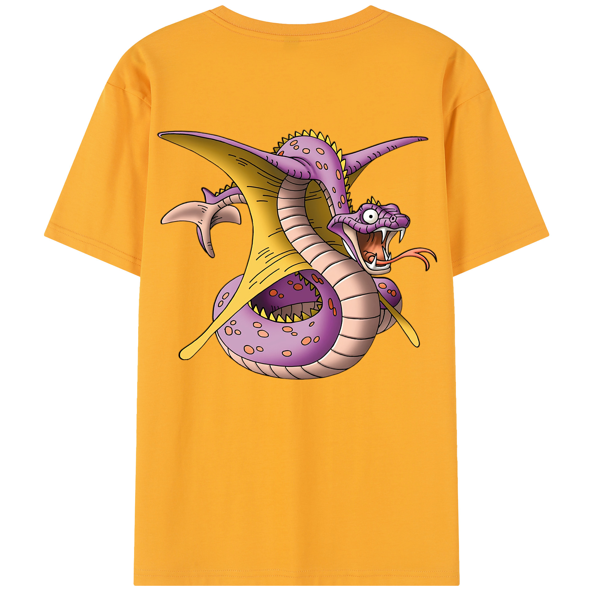 （画像用） ドラゴンクエスト Doragon Kuesuto Dragon Quest レディース半袖Tシャツ(バックプリント)