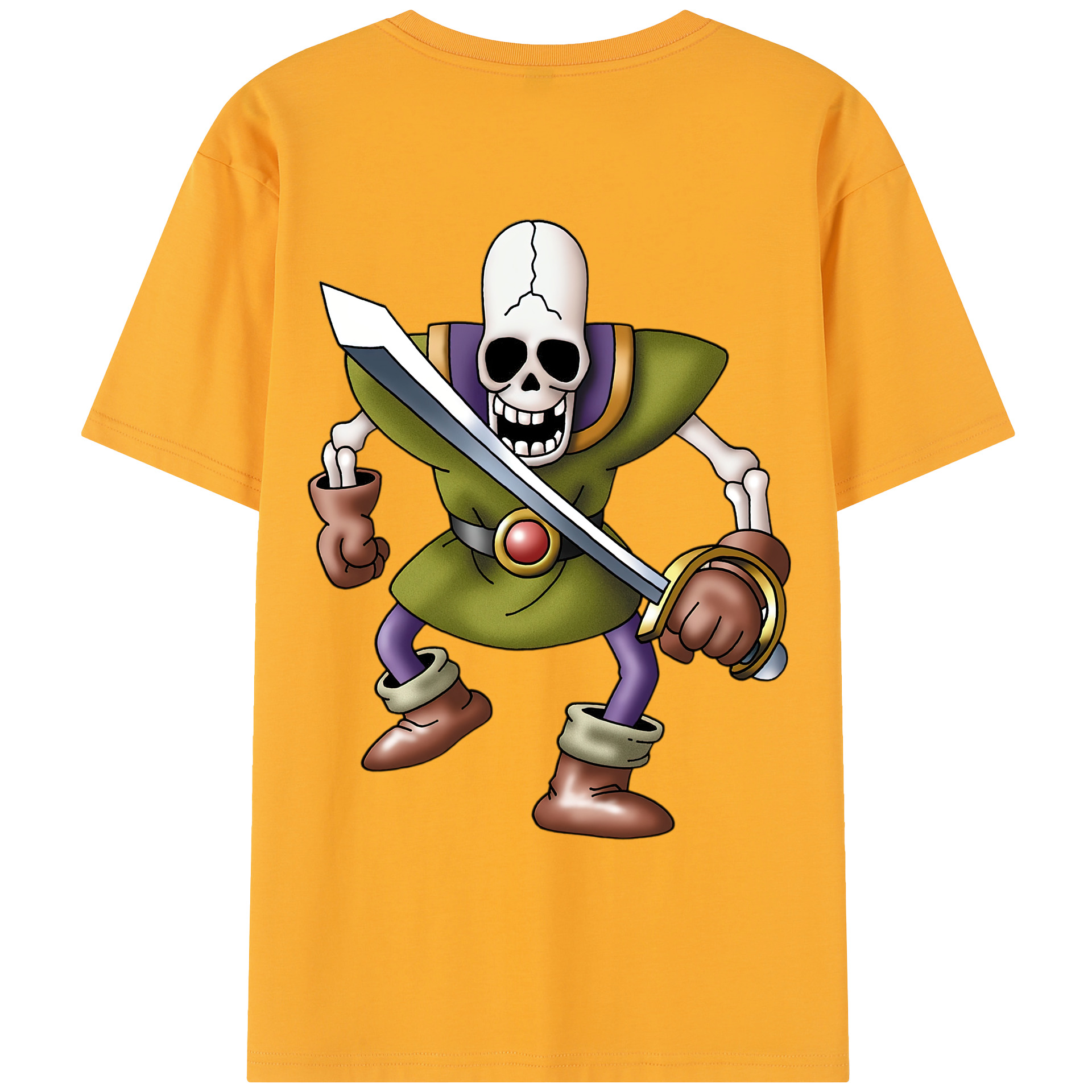 （画像用） ドラゴンクエスト Doragon Kuesuto Dragon Quest レディース半袖Tシャツ(バックプリント)