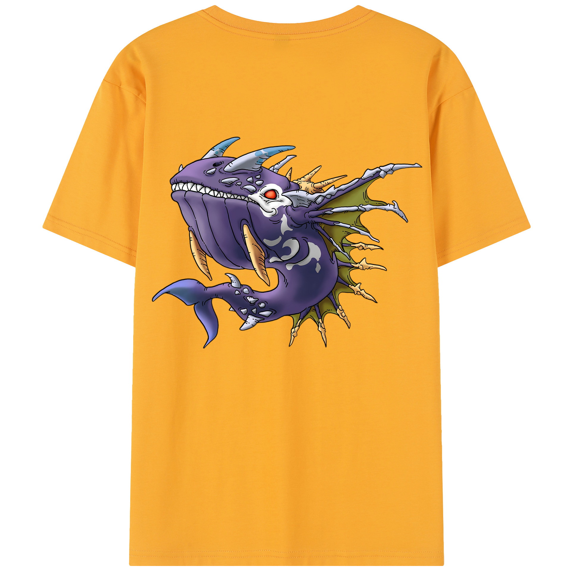 （画像用） ドラゴンクエスト Doragon Kuesuto Dragon Quest レディース半袖Tシャツ(バックプリント)