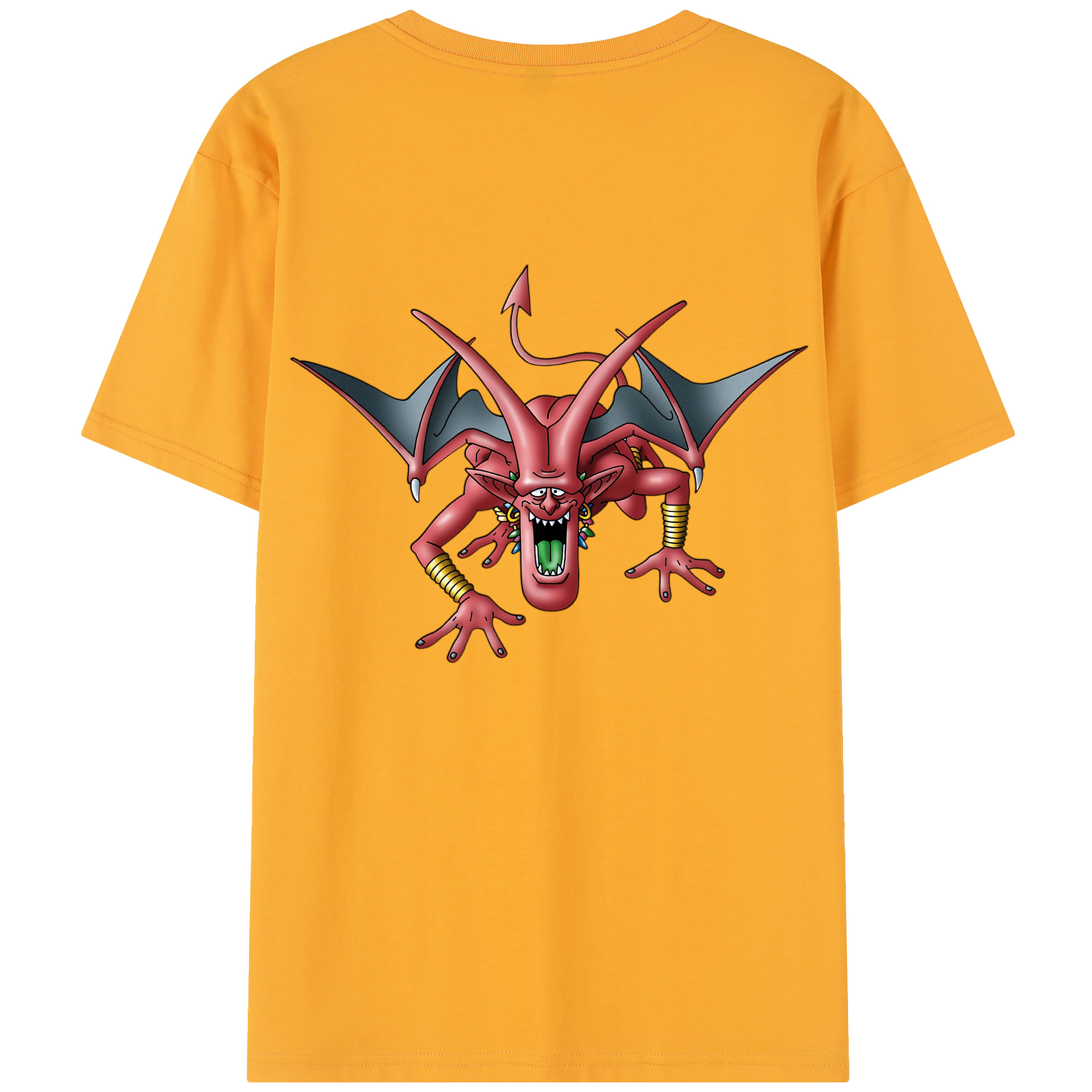 （画像用） ドラゴンクエスト Doragon Kuesuto Dragon Quest レディース半袖Tシャツ(バックプリント)