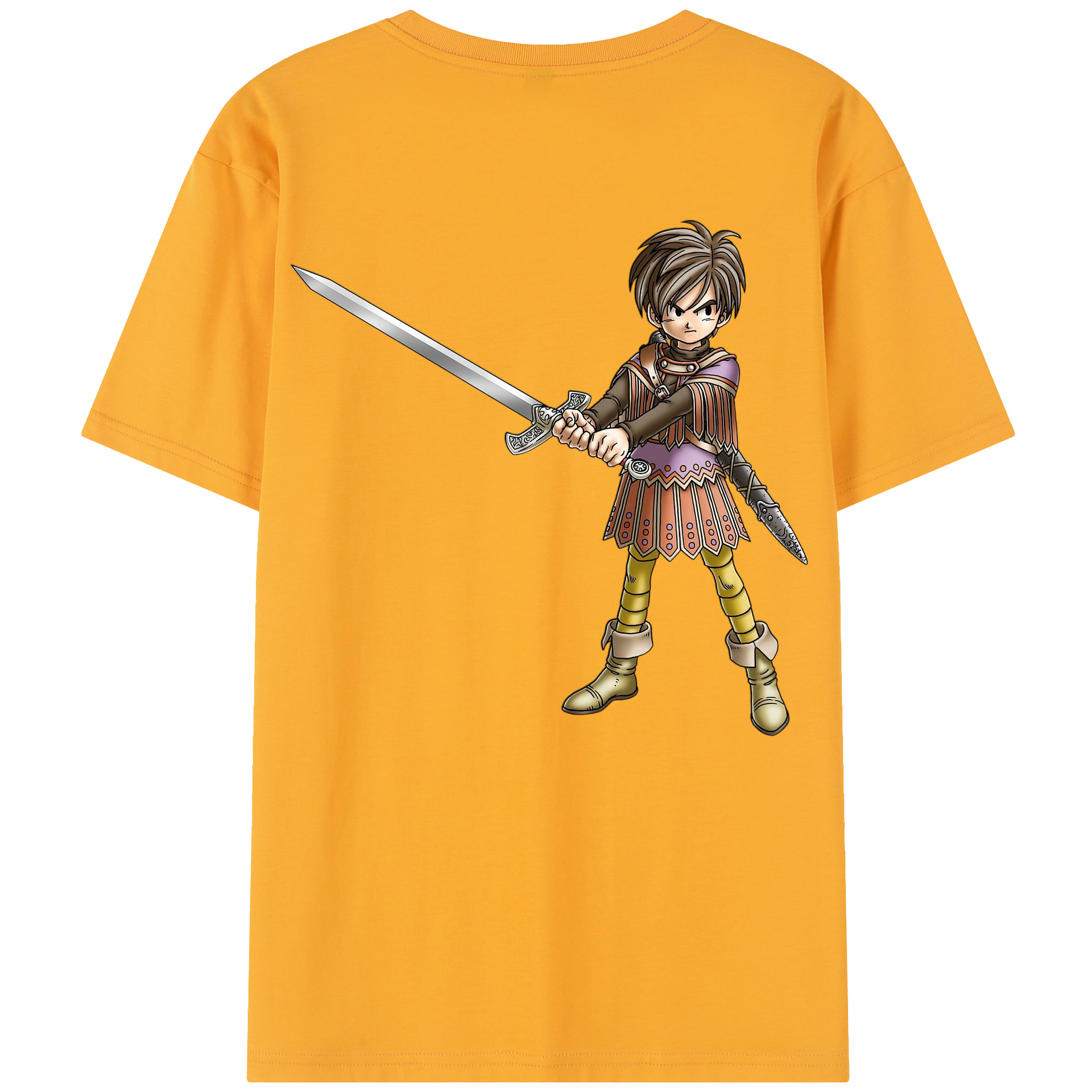 （画像用） ドラゴンクエスト Doragon Kuesuto Dragon Quest レディース半袖Tシャツ(バックプリント)