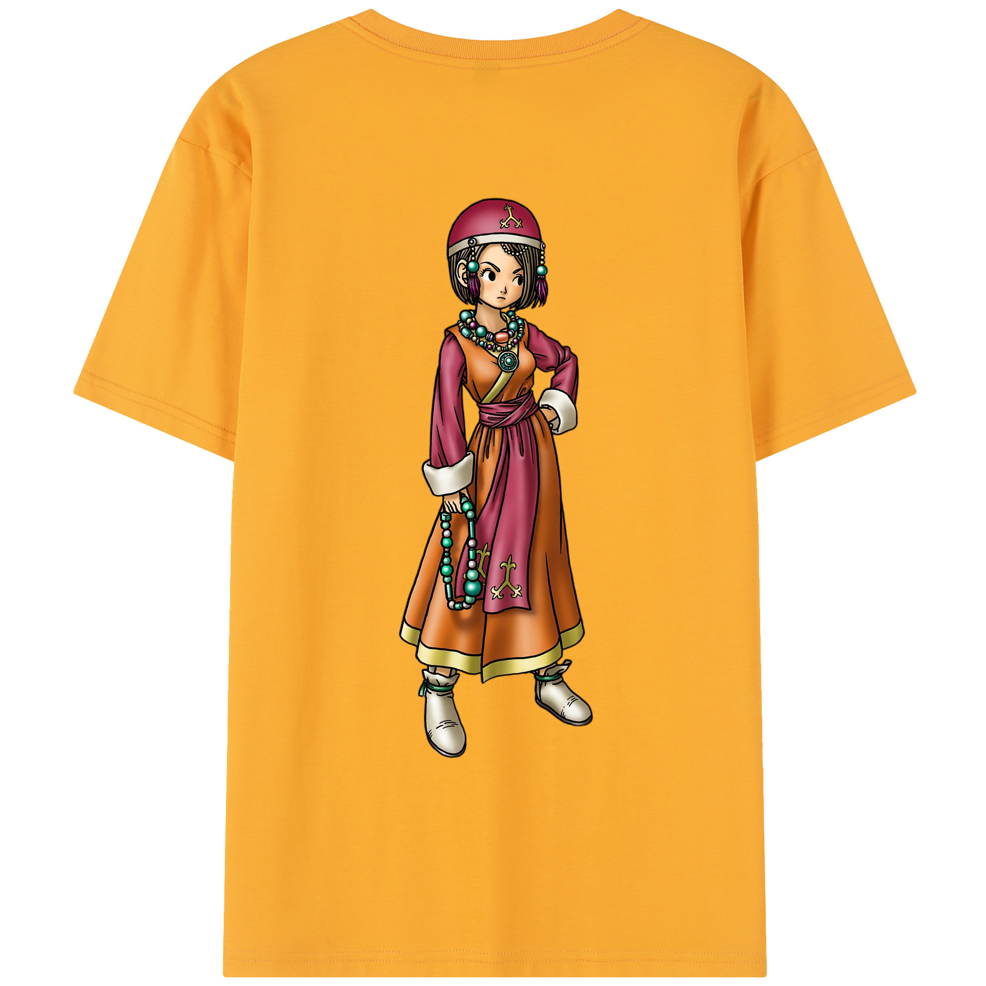 （画像用） ドラゴンクエスト Doragon Kuesuto Dragon Quest レディース半袖Tシャツ(バックプリント)
