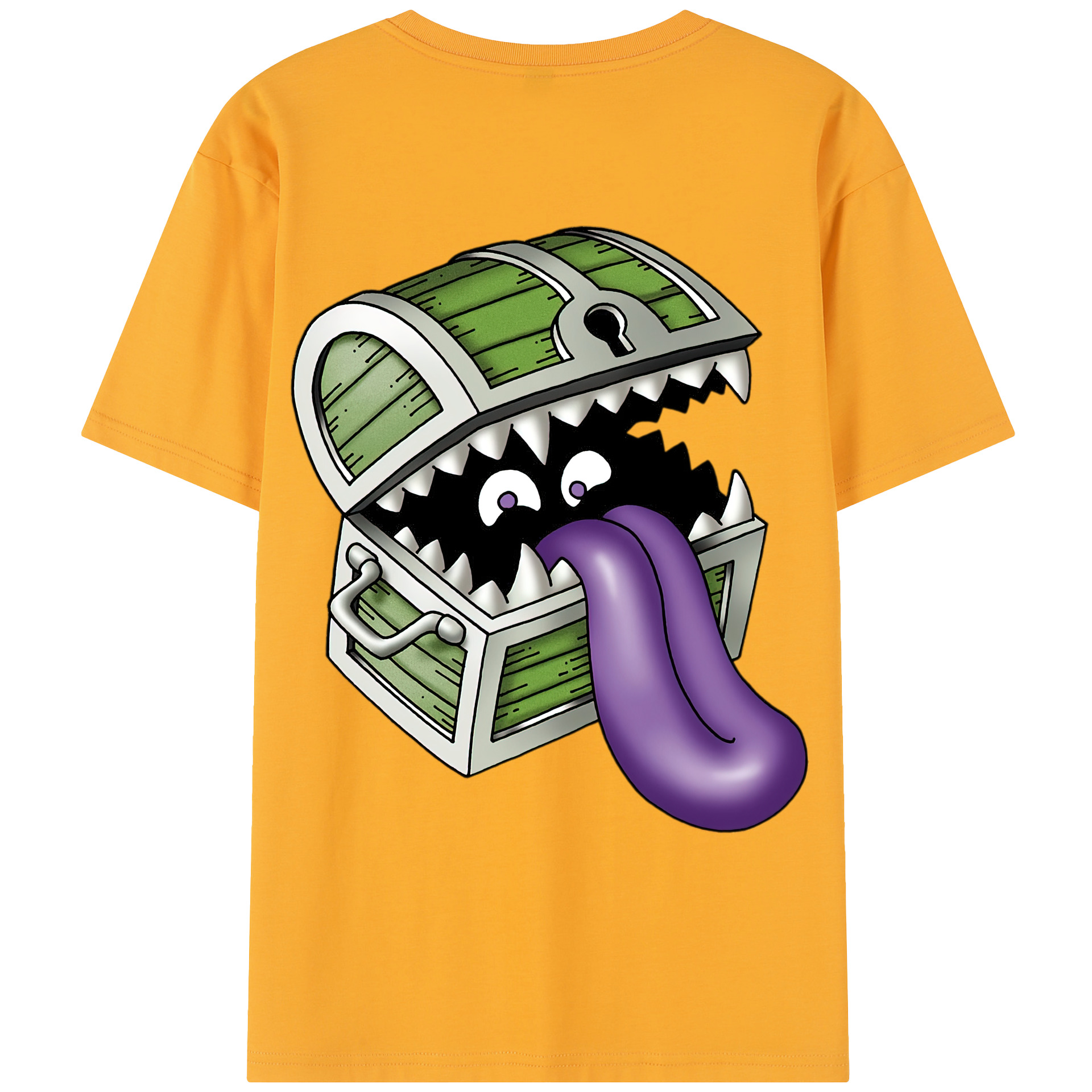 （画像用） ドラゴンクエスト Doragon Kuesuto Dragon Quest レディース半袖Tシャツ(バックプリント)