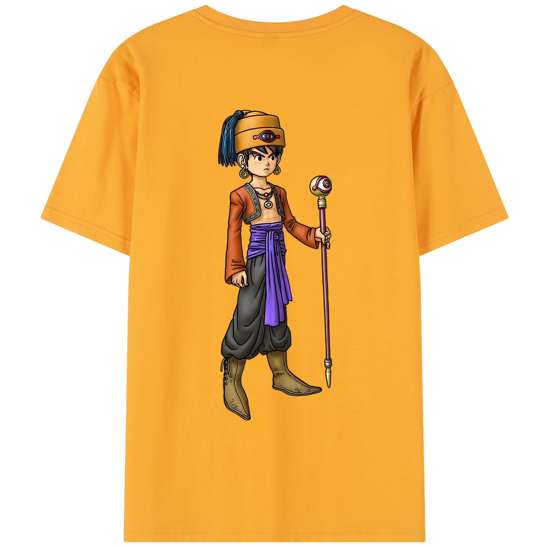 （画像用） ドラゴンクエスト Doragon Kuesuto Dragon Quest レディース半袖Tシャツ(バックプリント)