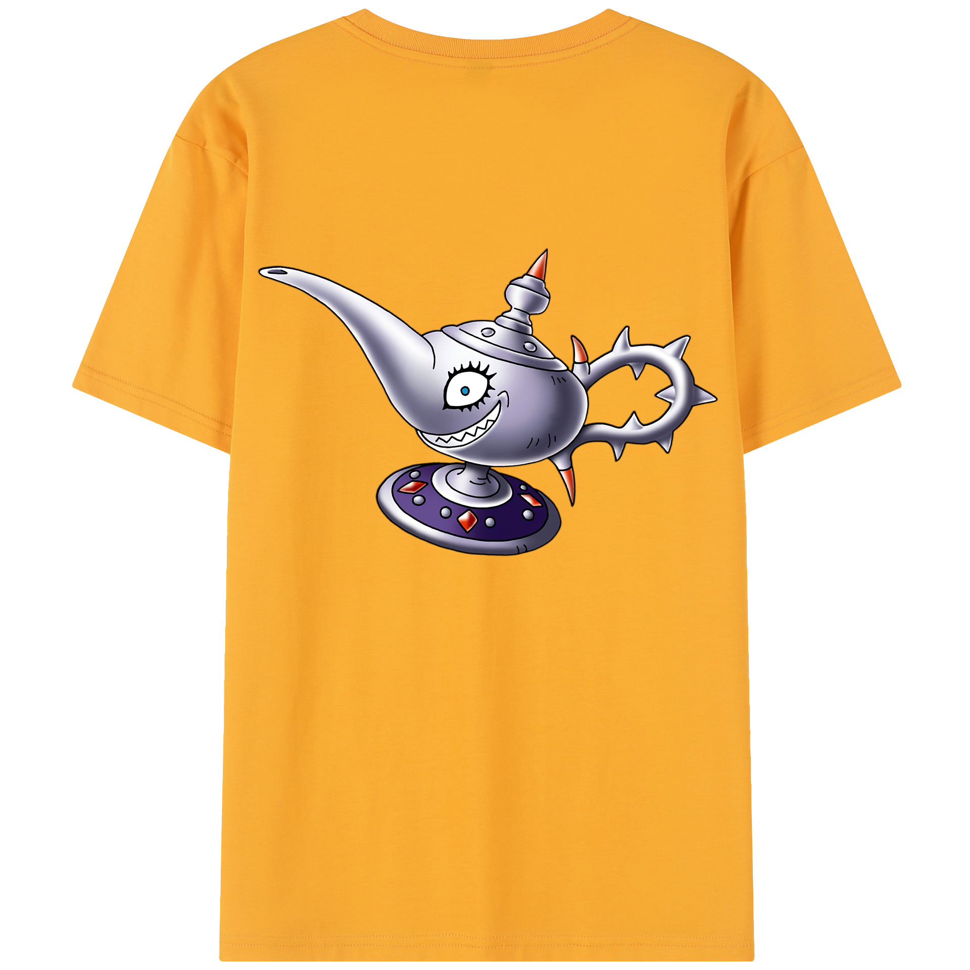 （画像用） ドラゴンクエスト Doragon Kuesuto Dragon Quest レディース半袖Tシャツ(バックプリント)