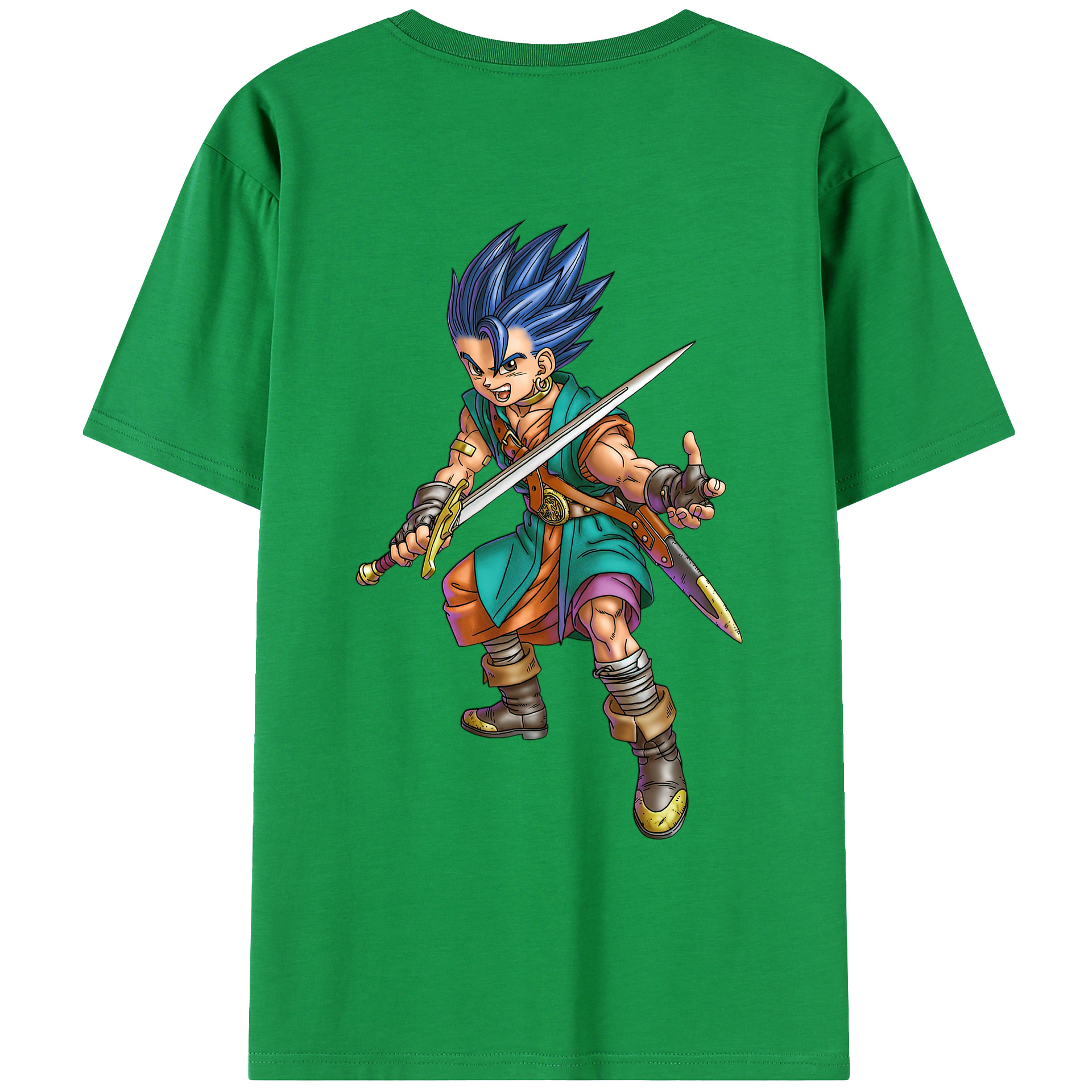 （画像用） ドラゴンクエスト Doragon Kuesuto Dragon Quest レディース半袖Tシャツ(バックプリント)