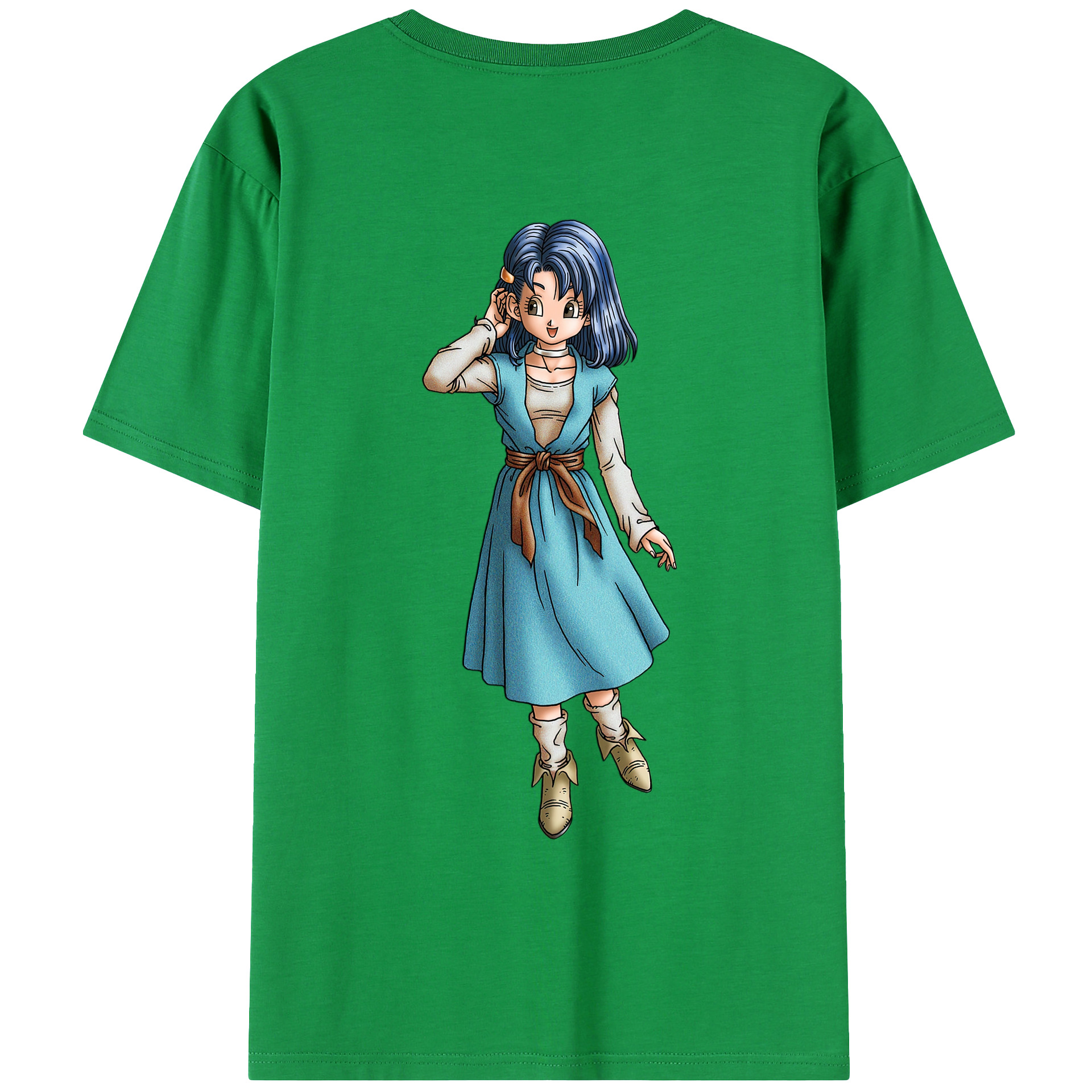 （画像用） ドラゴンクエスト Doragon Kuesuto Dragon Quest レディース半袖Tシャツ(バックプリント)