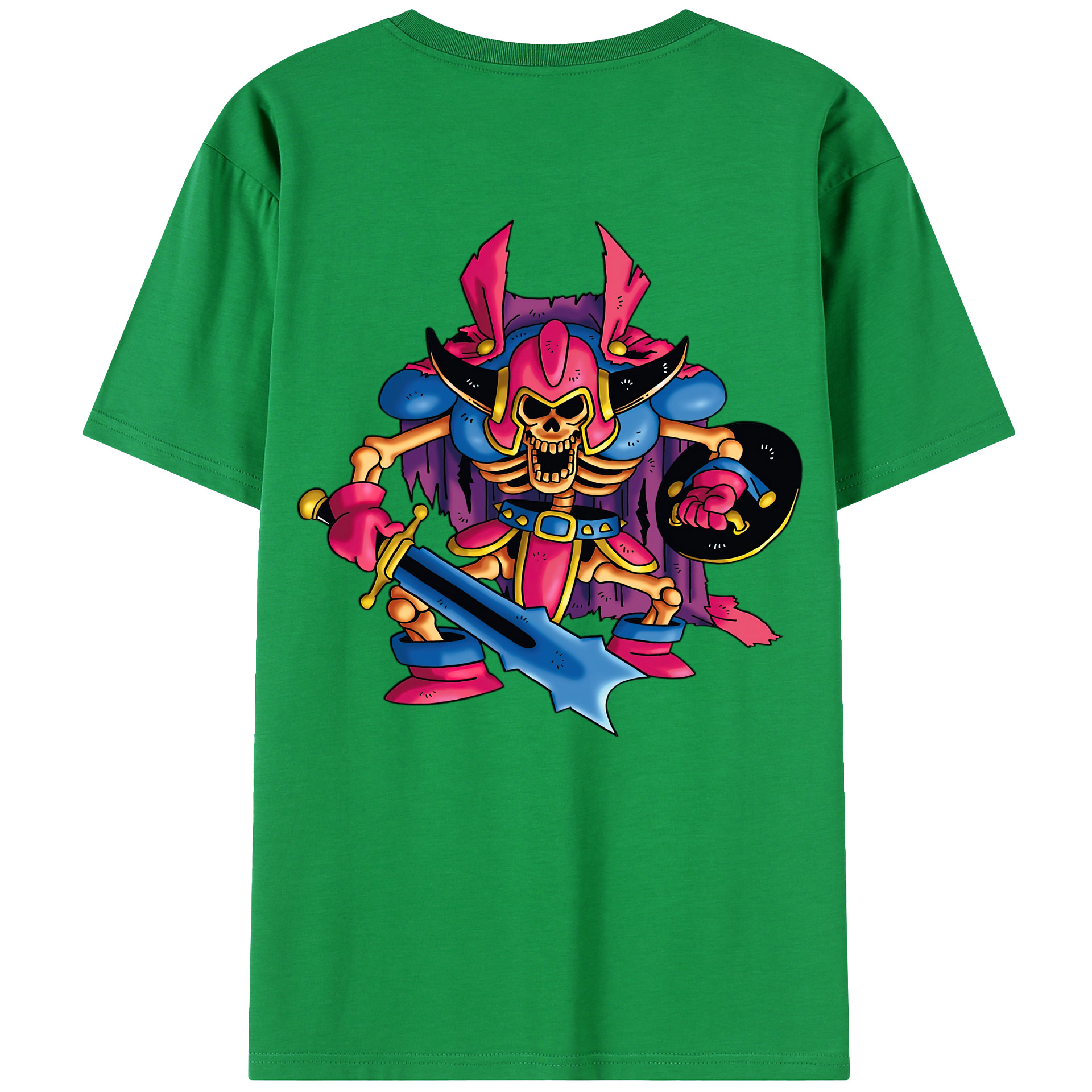 （画像用） ドラゴンクエスト Doragon Kuesuto Dragon Quest レディース半袖Tシャツ(バックプリント)