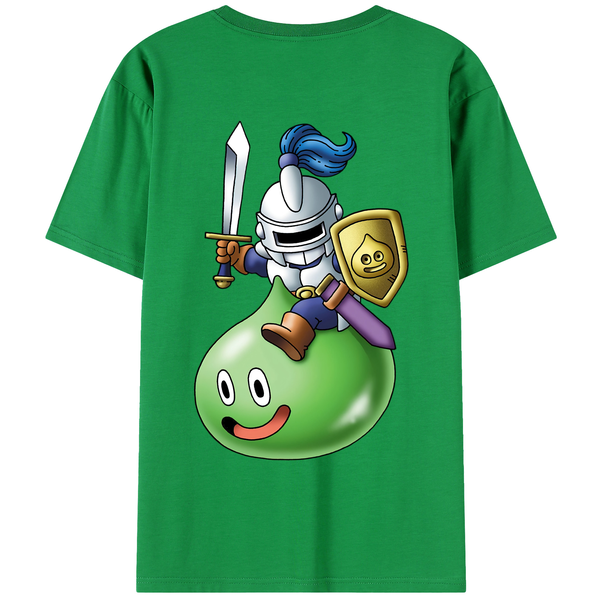 （画像用） ドラゴンクエスト Doragon Kuesuto Dragon Quest レディース半袖Tシャツ(バックプリント)