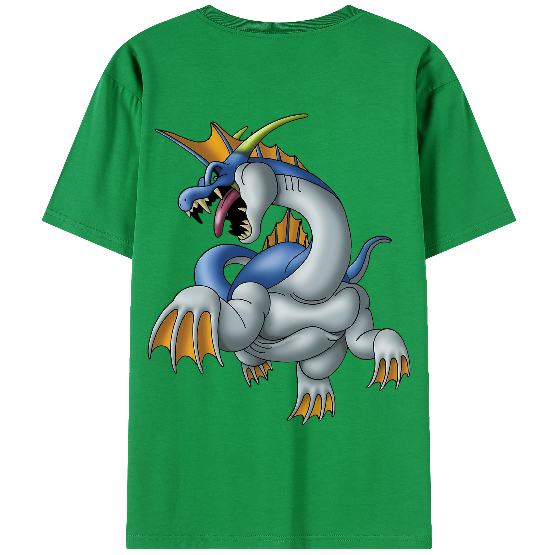 （画像用） ドラゴンクエスト Doragon Kuesuto Dragon Quest レディース半袖Tシャツ(バックプリント)