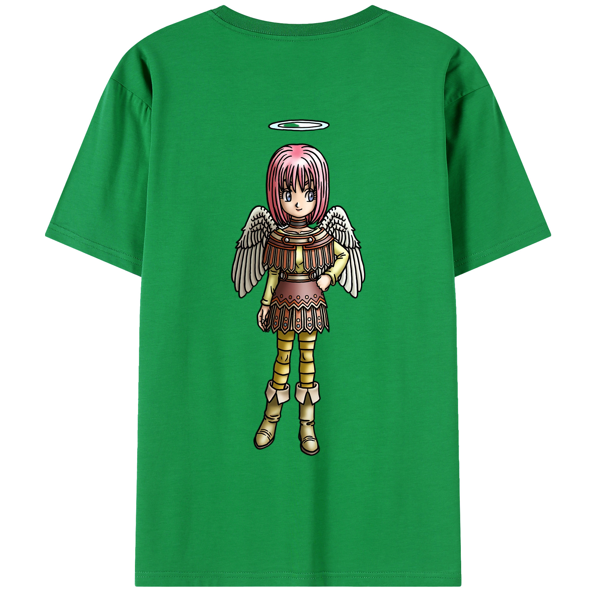 （画像用） ドラゴンクエスト Doragon Kuesuto Dragon Quest レディース半袖Tシャツ(バックプリント)