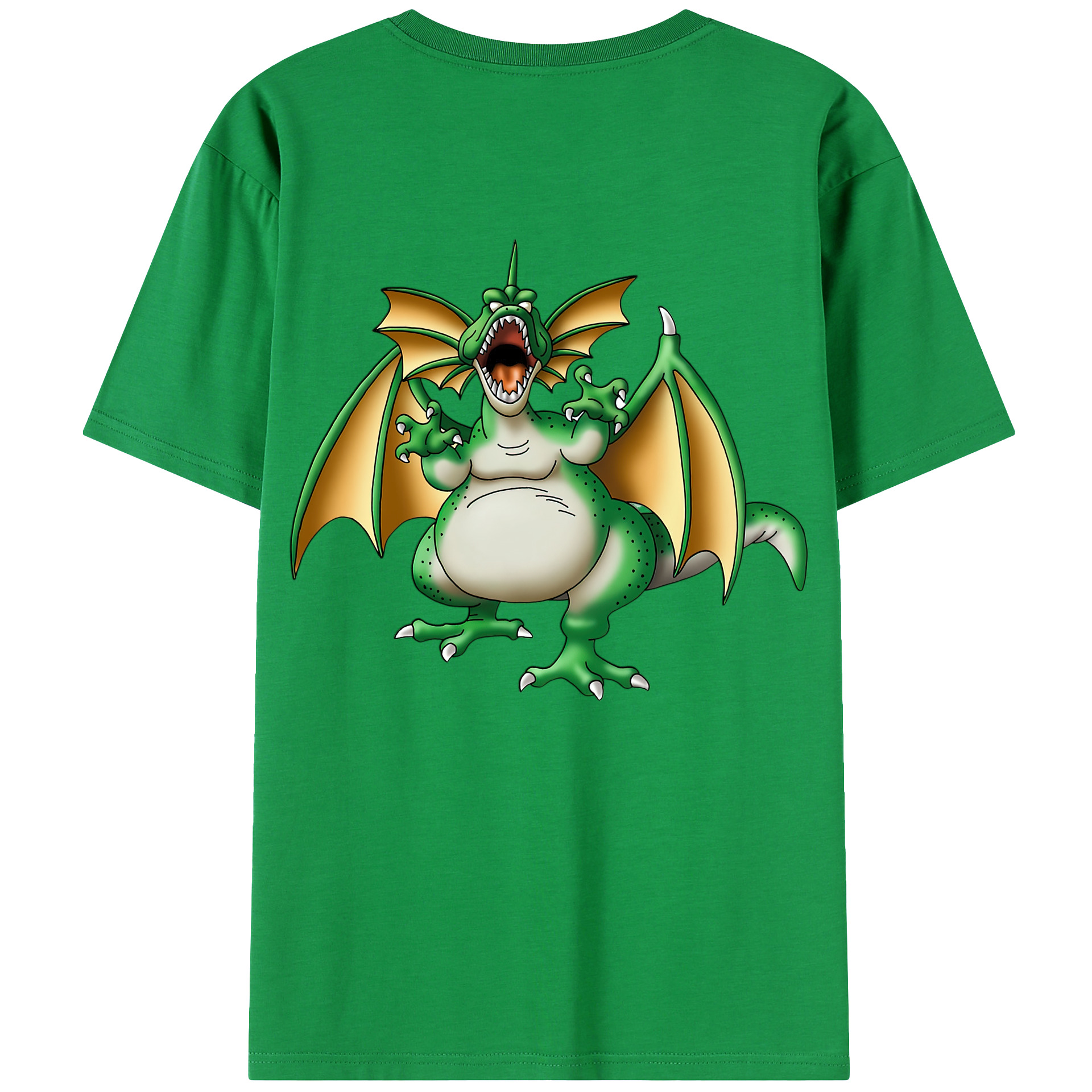 （画像用） ドラゴンクエスト Doragon Kuesuto Dragon Quest レディース半袖Tシャツ(バックプリント)