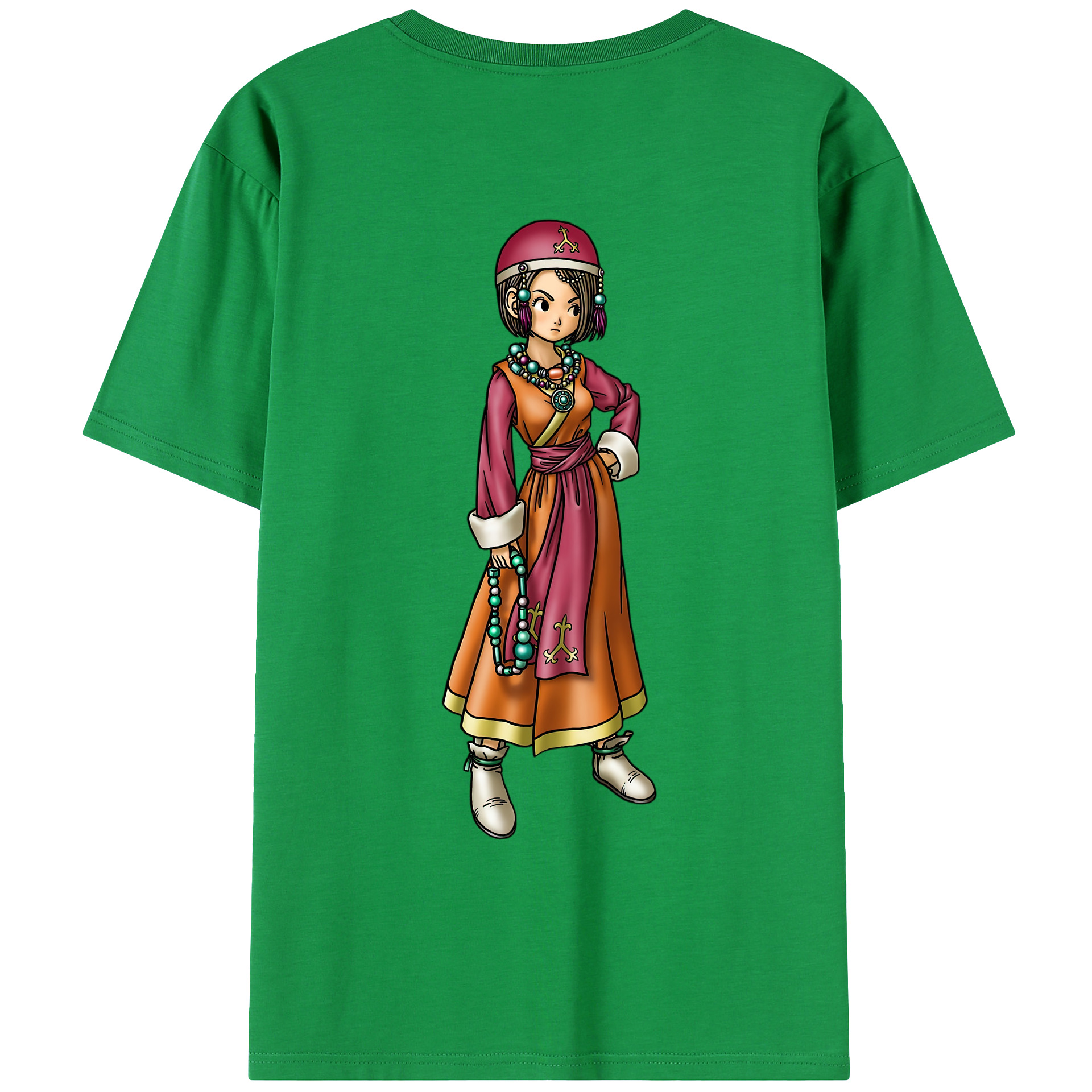 （画像用） ドラゴンクエスト Doragon Kuesuto Dragon Quest レディース半袖Tシャツ(バックプリント)