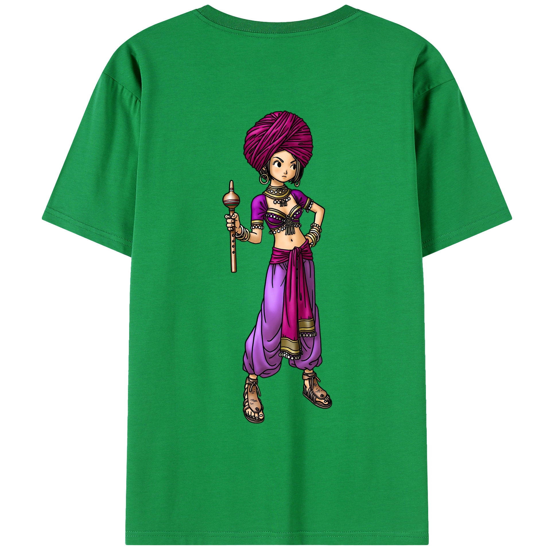 （画像用） ドラゴンクエスト Doragon Kuesuto Dragon Quest レディース半袖Tシャツ(バックプリント)