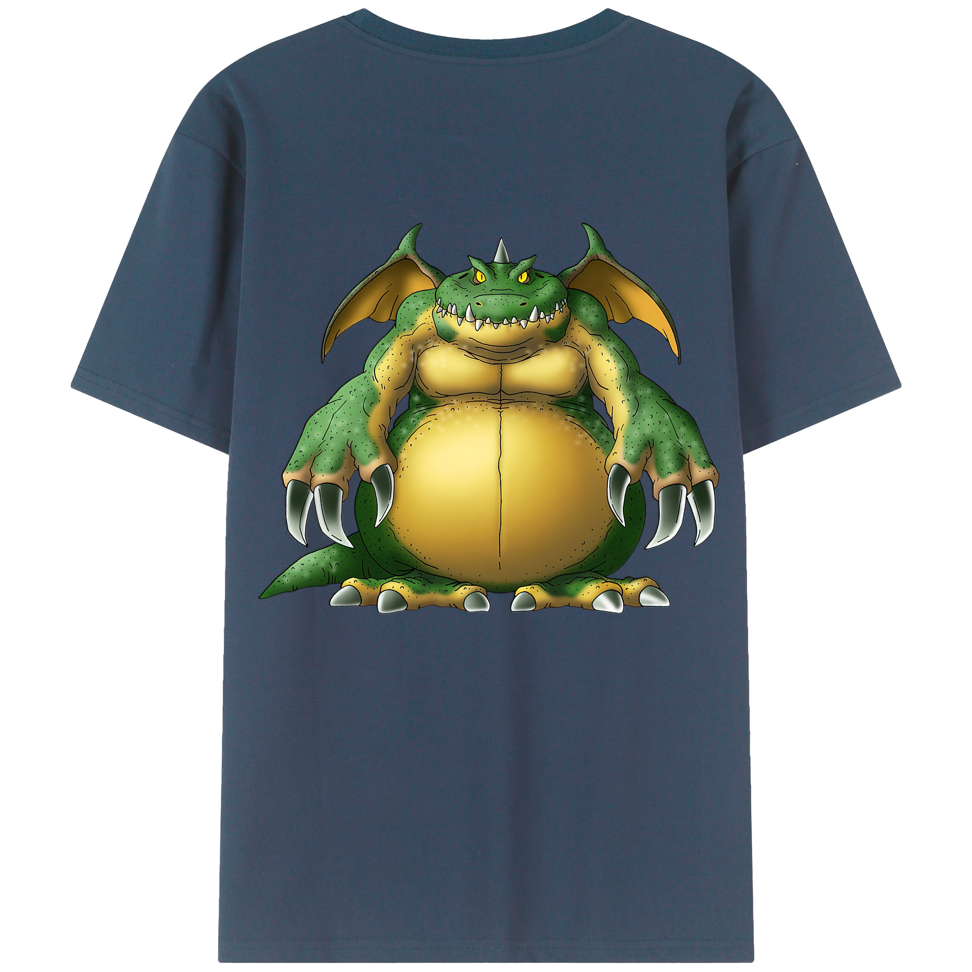 （画像用） ドラゴンクエスト Doragon Kuesuto Dragon Quest レディース半袖Tシャツ(バックプリント)
