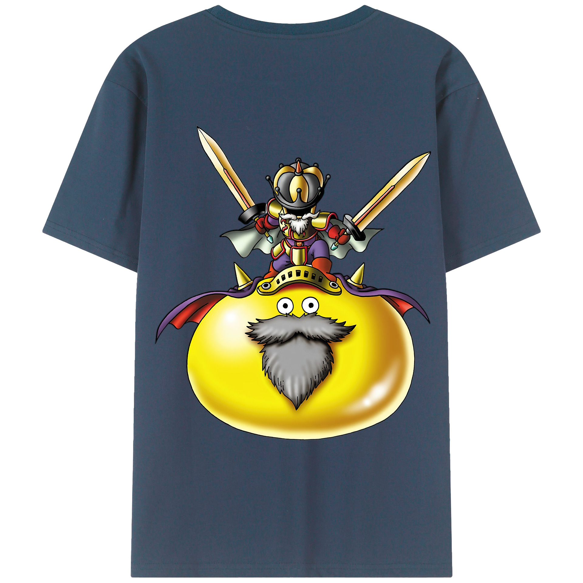 （画像用） ドラゴンクエスト Doragon Kuesuto Dragon Quest レディース半袖Tシャツ(バックプリント)