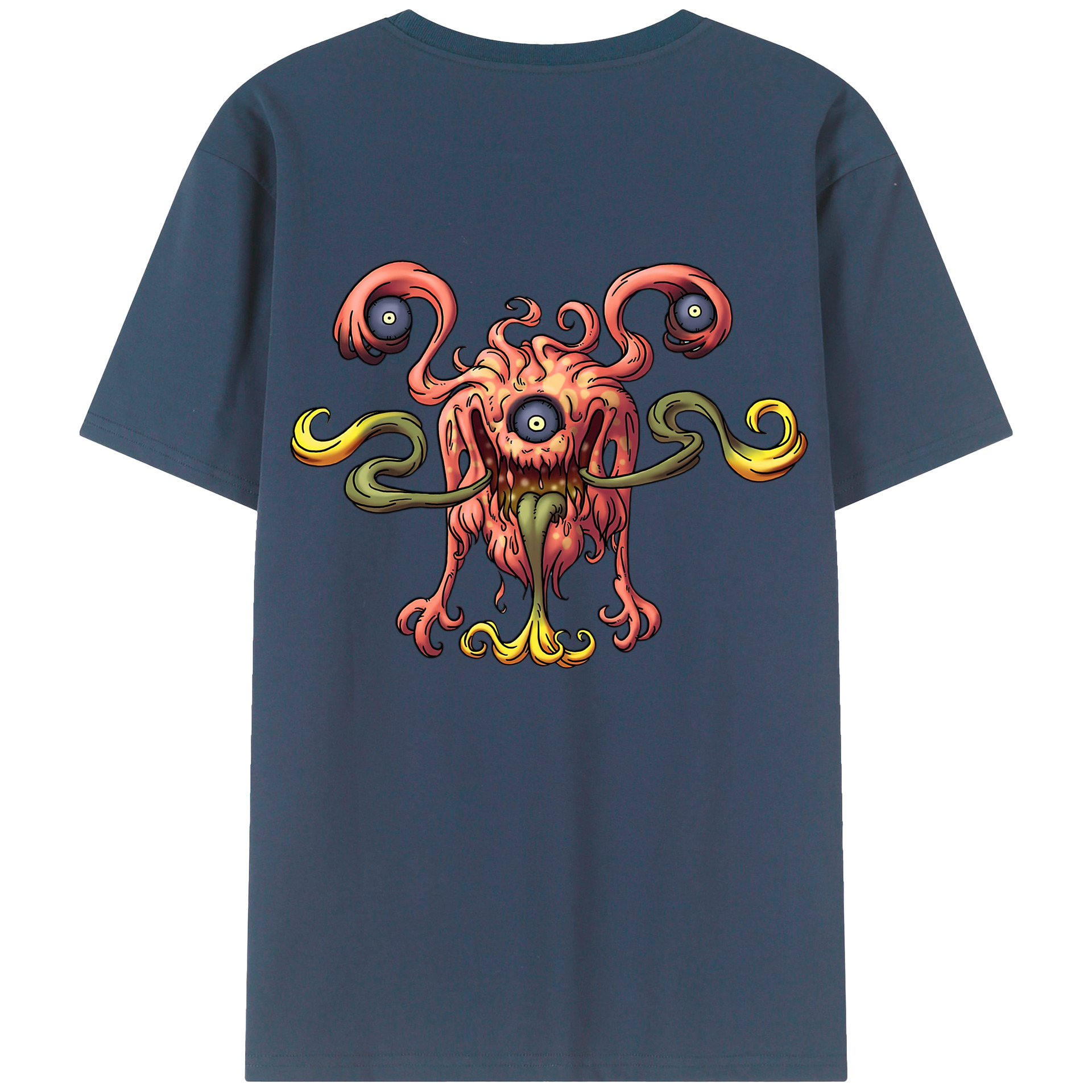 （画像用） ドラゴンクエスト Doragon Kuesuto Dragon Quest レディース半袖Tシャツ(バックプリント)