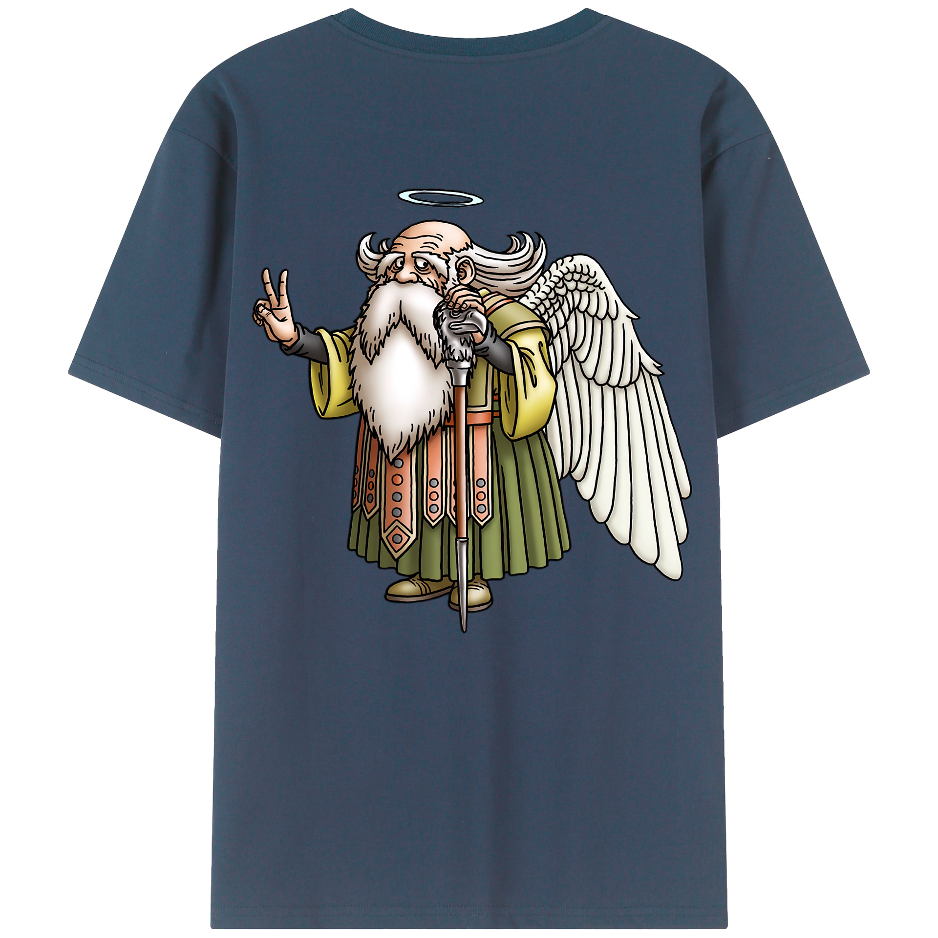（画像用） ドラゴンクエスト Doragon Kuesuto Dragon Quest レディース半袖Tシャツ(バックプリント)