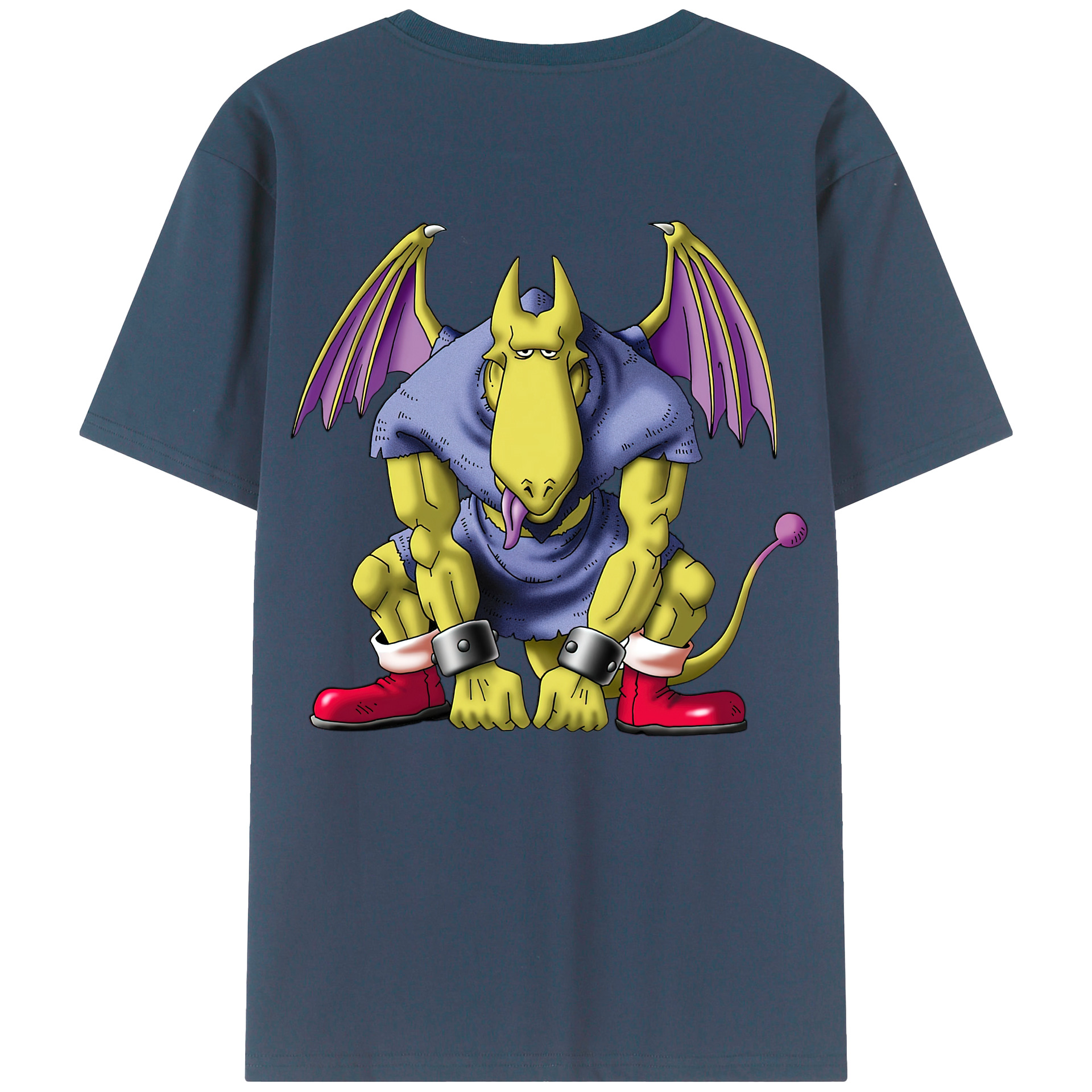 （画像用） ドラゴンクエスト Doragon Kuesuto Dragon Quest レディース半袖Tシャツ(バックプリント)