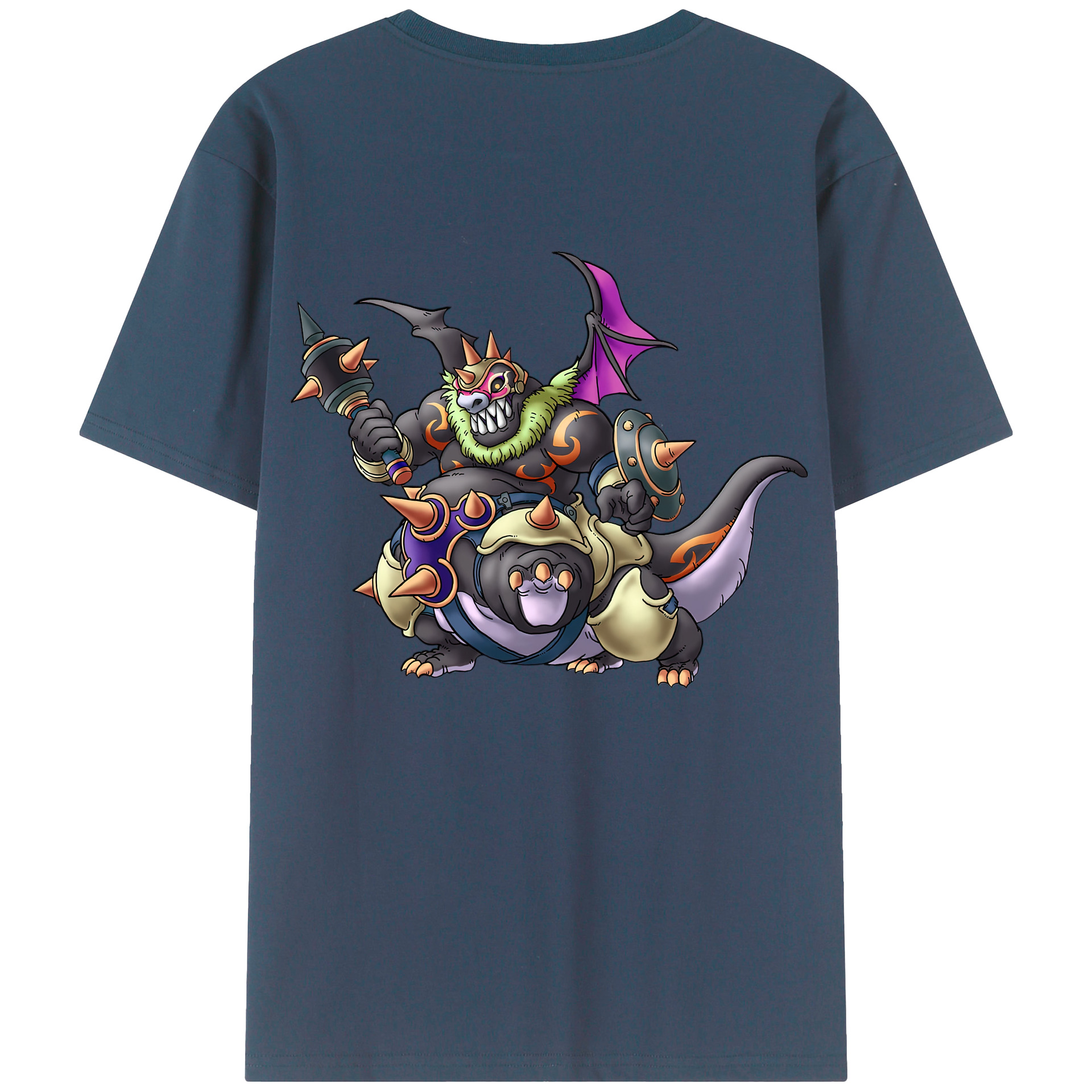 （画像用） ドラゴンクエスト Doragon Kuesuto Dragon Quest レディース半袖Tシャツ(バックプリント)