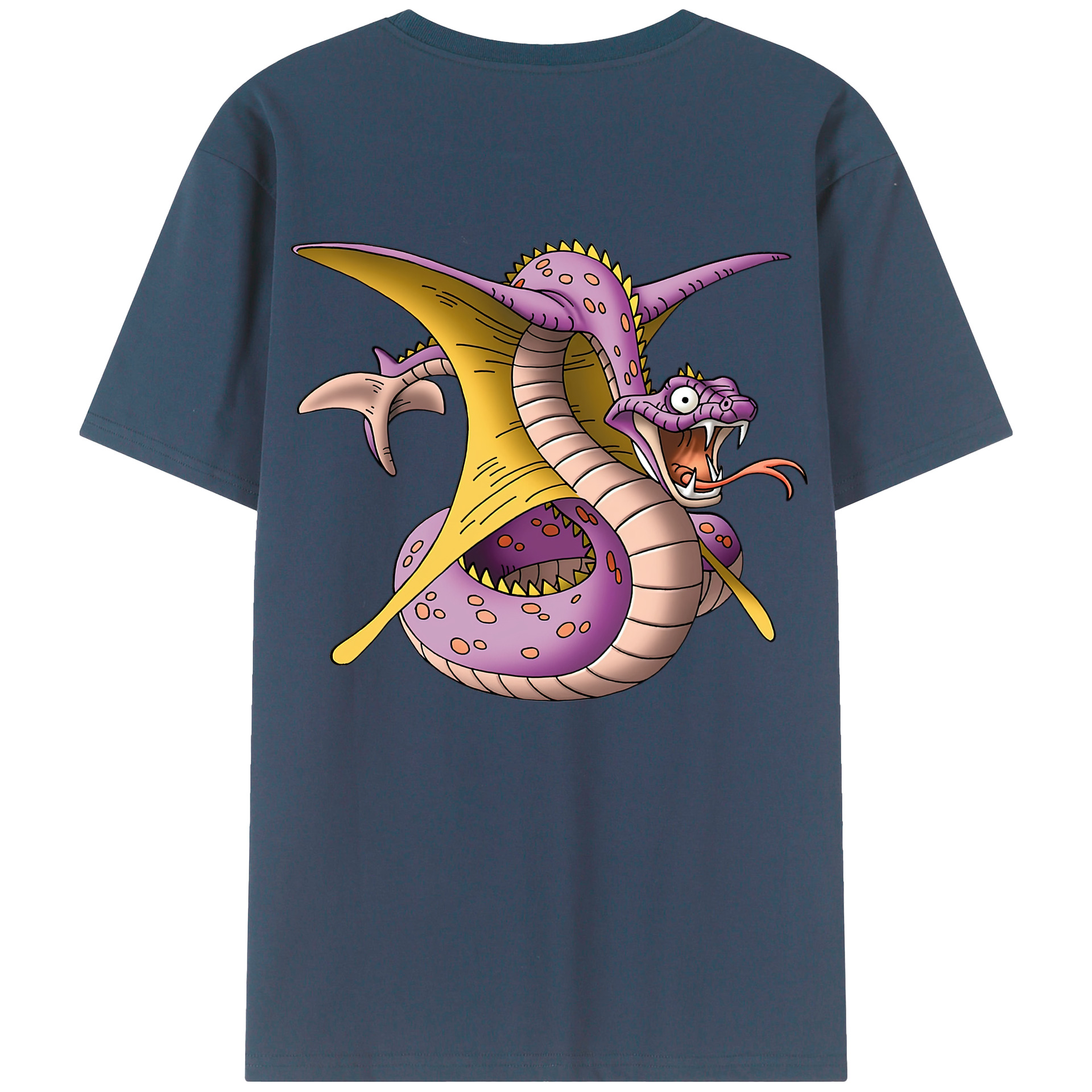 （画像用） ドラゴンクエスト Doragon Kuesuto Dragon Quest レディース半袖Tシャツ(バックプリント)