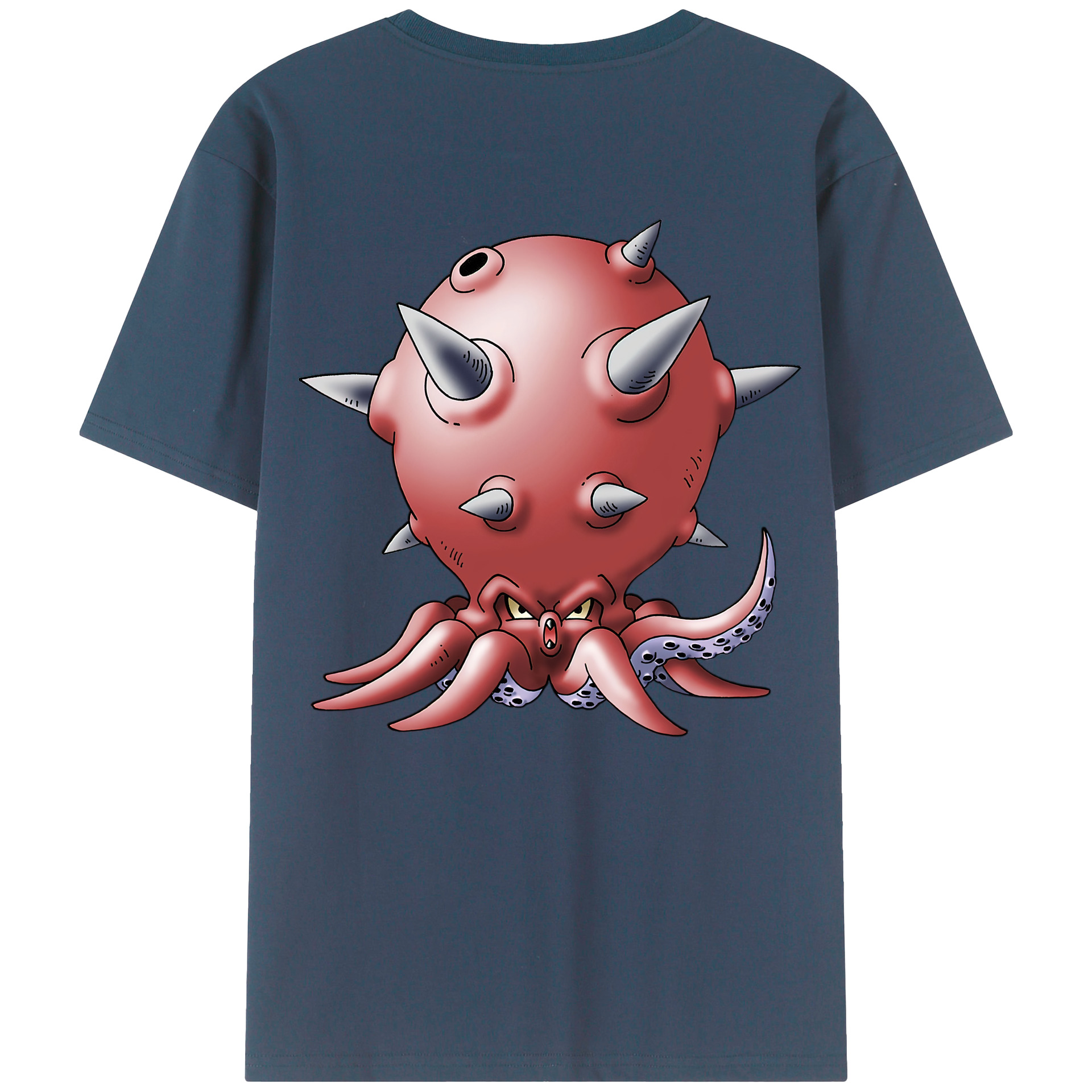 （画像用） ドラゴンクエスト Doragon Kuesuto Dragon Quest レディース半袖Tシャツ(バックプリント)