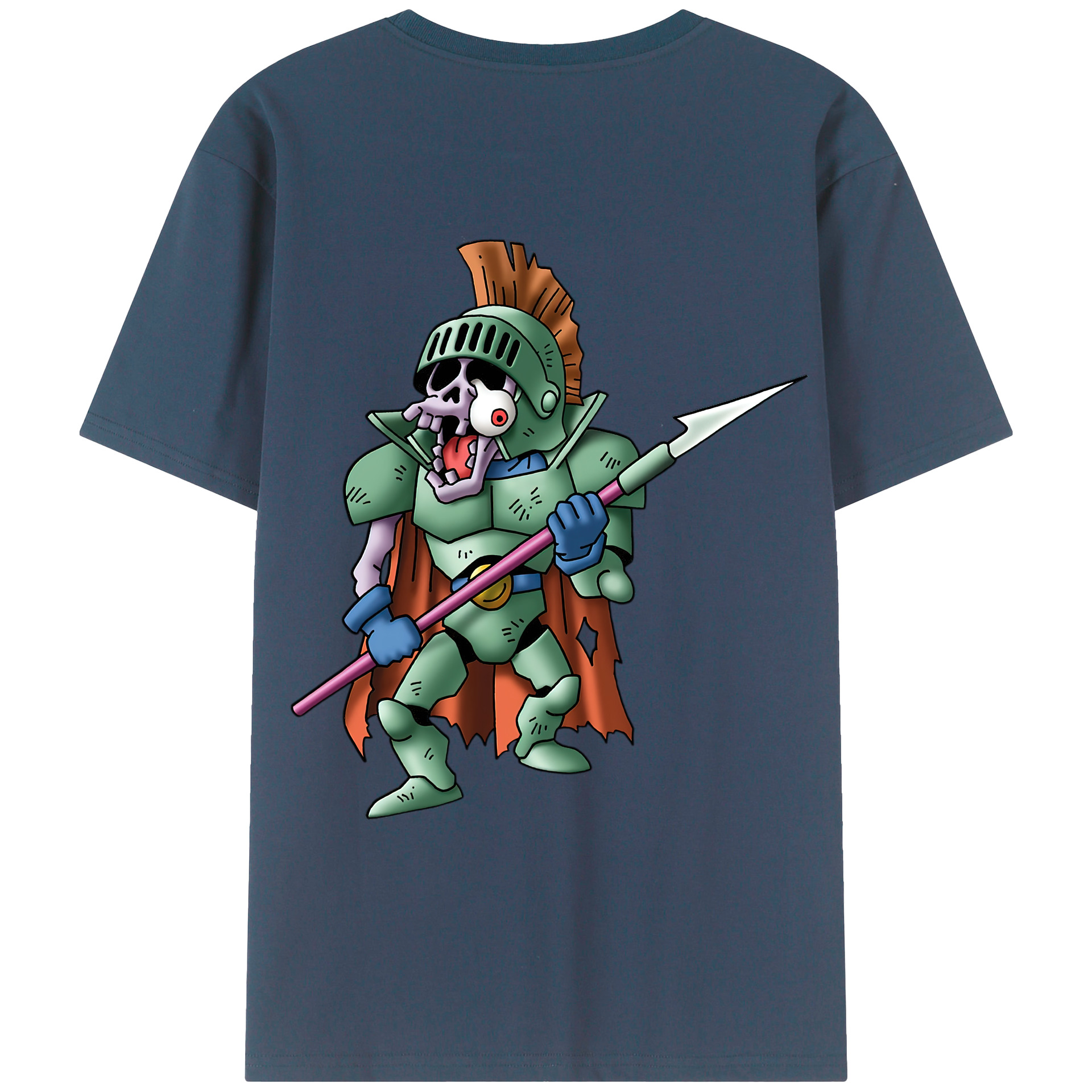 （画像用） ドラゴンクエスト Doragon Kuesuto Dragon Quest レディース半袖Tシャツ(バックプリント)