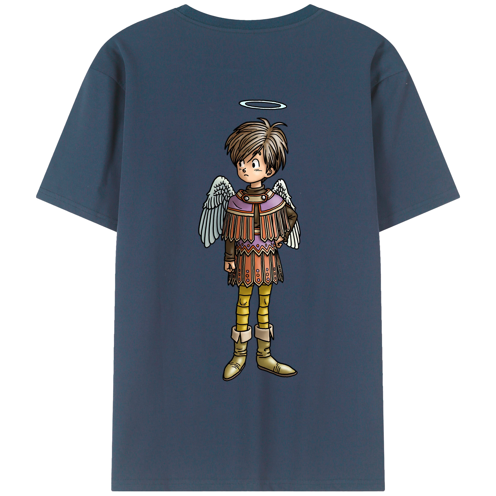 （画像用） ドラゴンクエスト Doragon Kuesuto Dragon Quest レディース半袖Tシャツ(バックプリント)