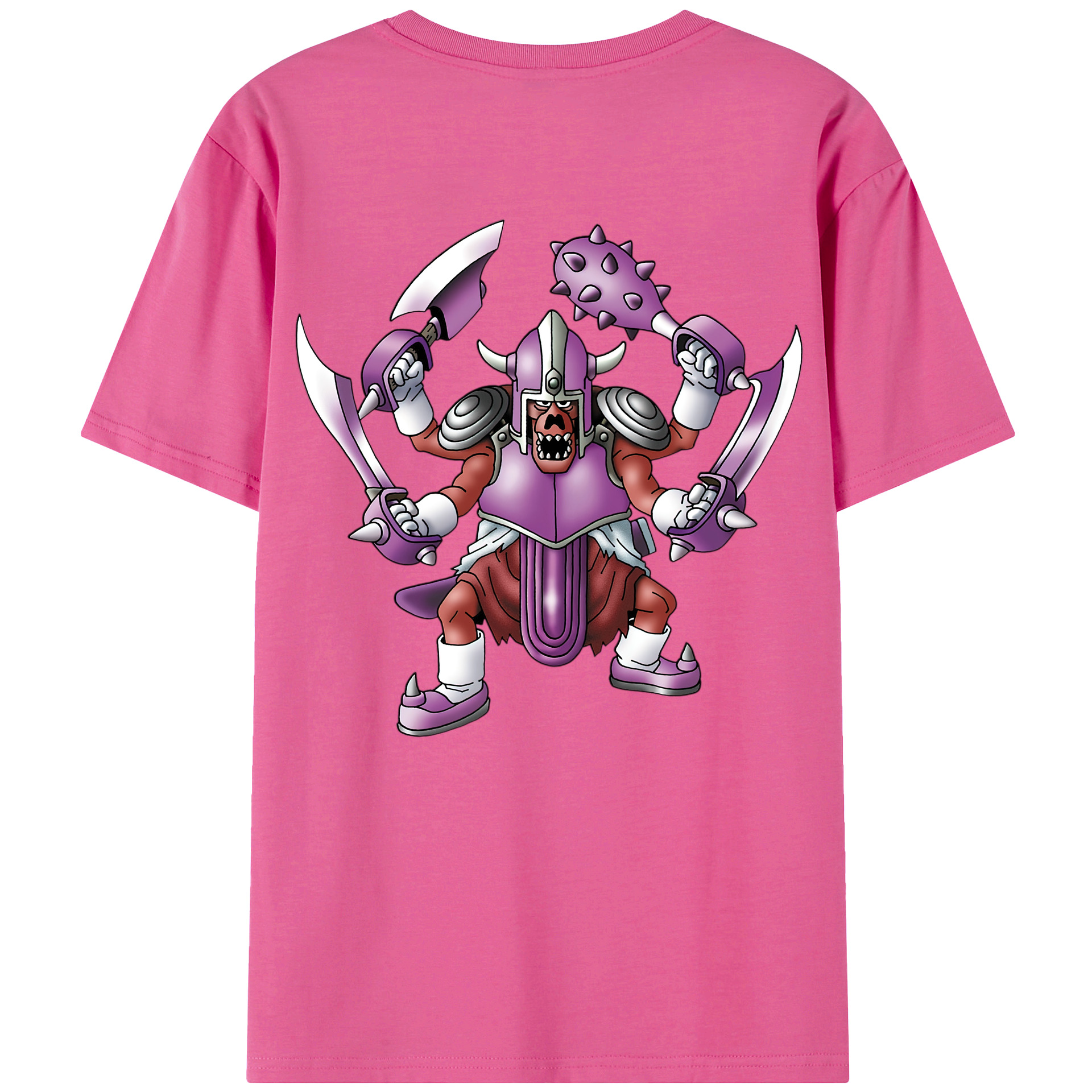 （画像用） ドラゴンクエスト Doragon Kuesuto Dragon Quest レディース半袖Tシャツ(バックプリント)