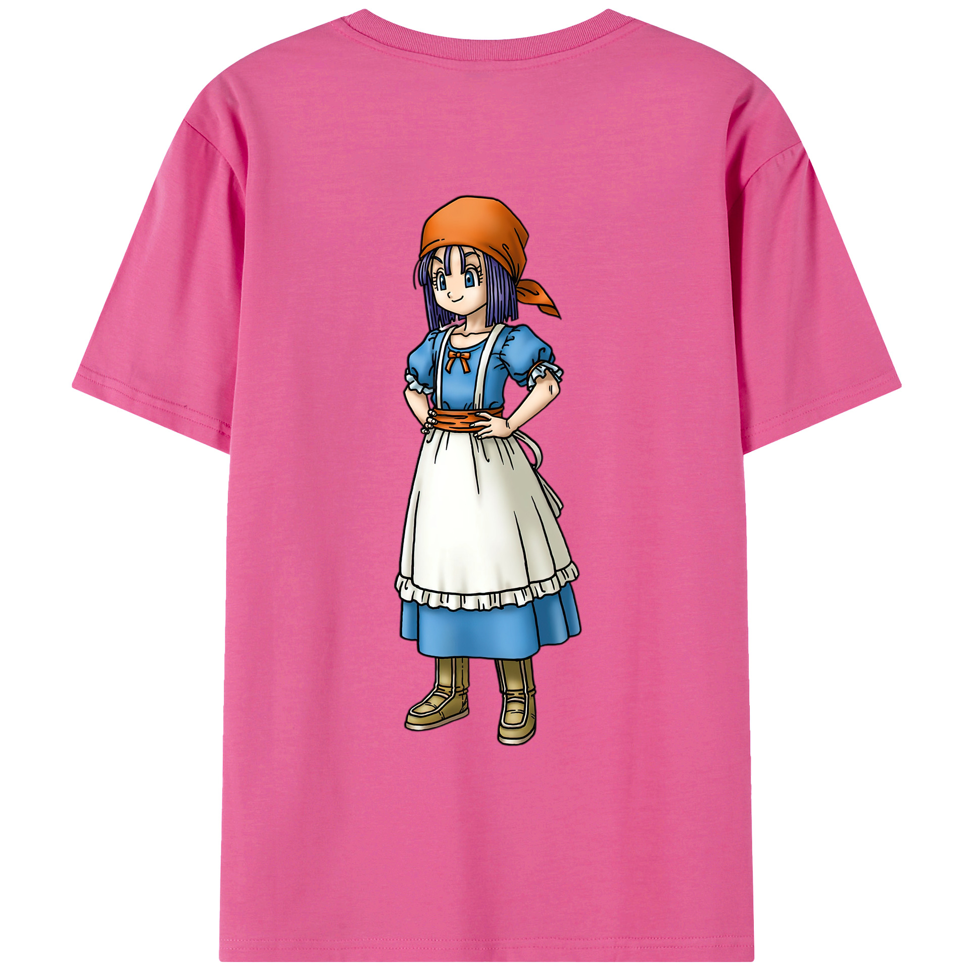 （画像用） ドラゴンクエスト Doragon Kuesuto Dragon Quest レディース半袖Tシャツ(バックプリント)