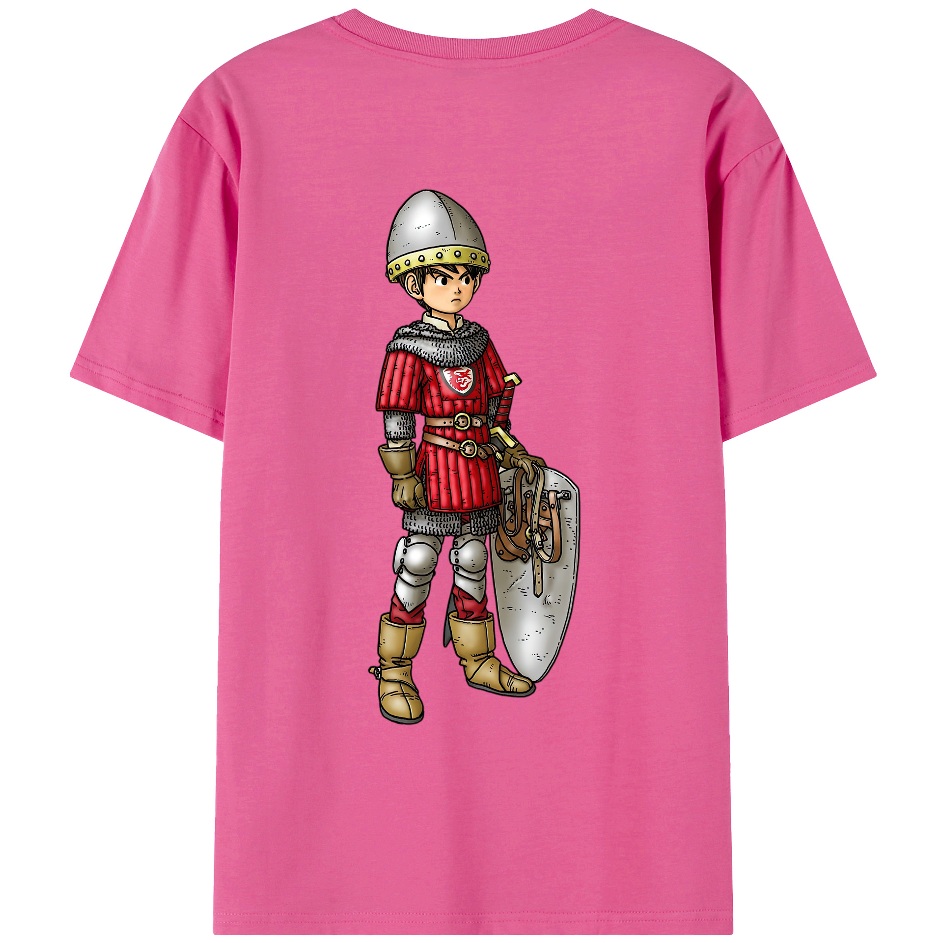 （画像用） ドラゴンクエスト Doragon Kuesuto Dragon Quest レディース半袖Tシャツ(バックプリント)