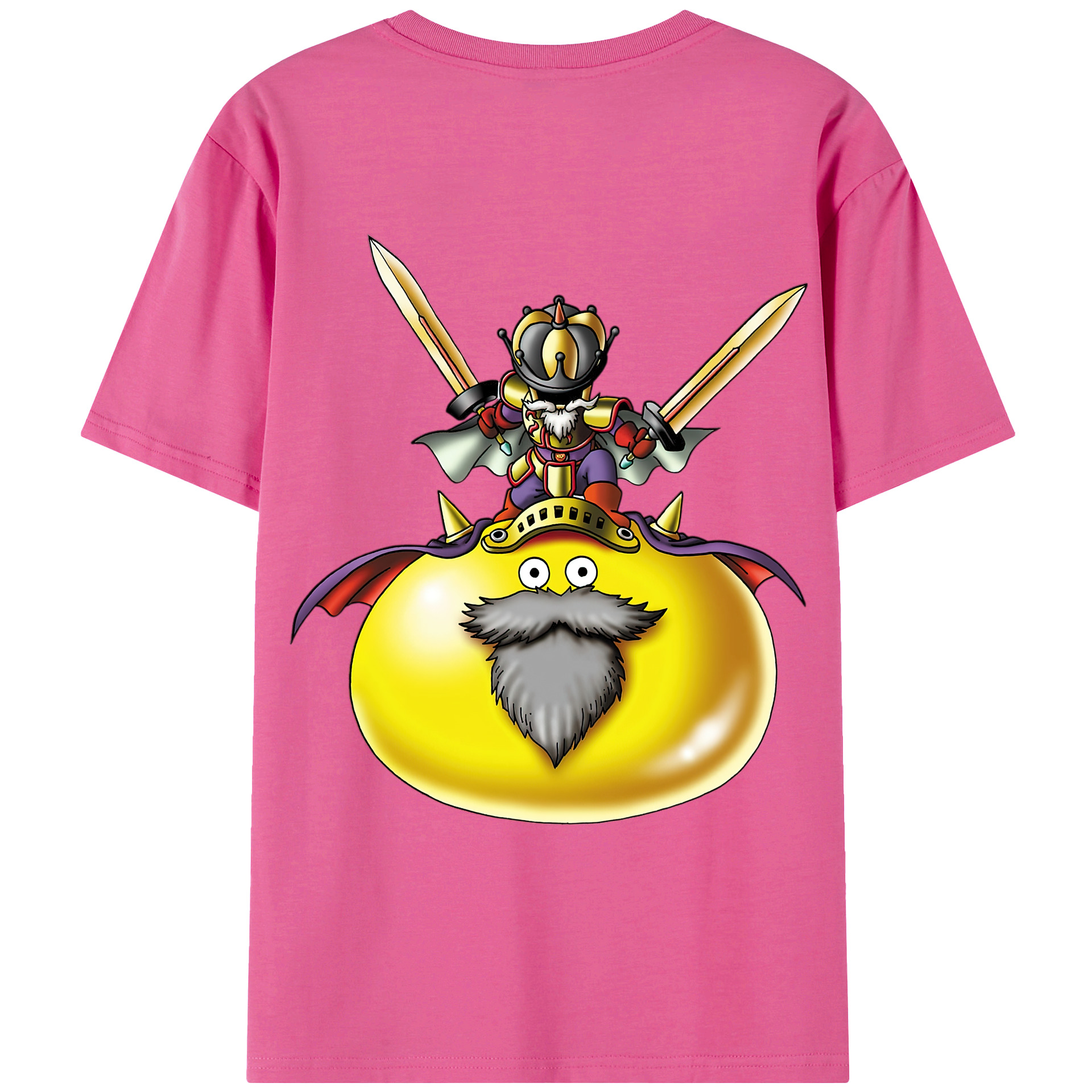 （画像用） ドラゴンクエスト Doragon Kuesuto Dragon Quest レディース半袖Tシャツ(バックプリント)