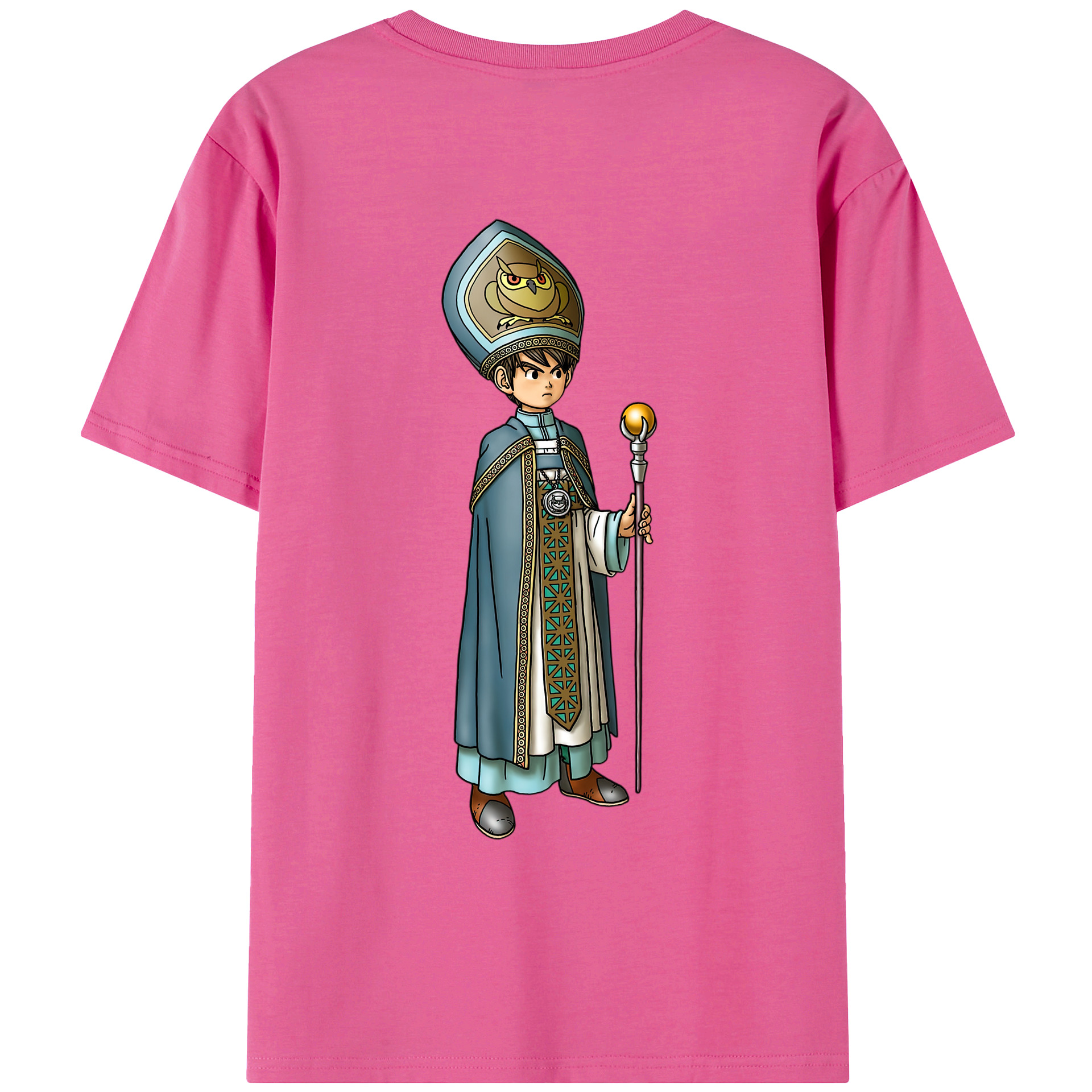 （画像用） ドラゴンクエスト Doragon Kuesuto Dragon Quest レディース半袖Tシャツ(バックプリント)