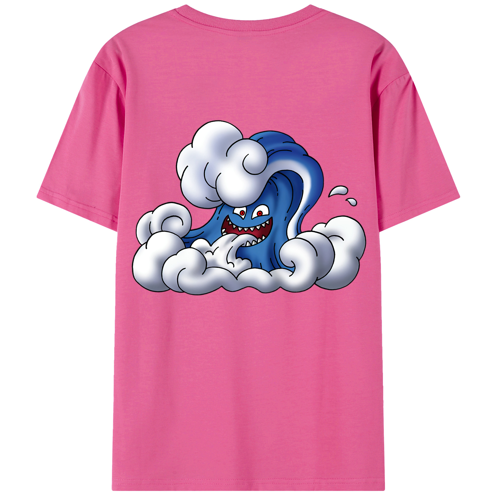 （画像用） ドラゴンクエスト Doragon Kuesuto Dragon Quest レディース半袖Tシャツ(バックプリント)