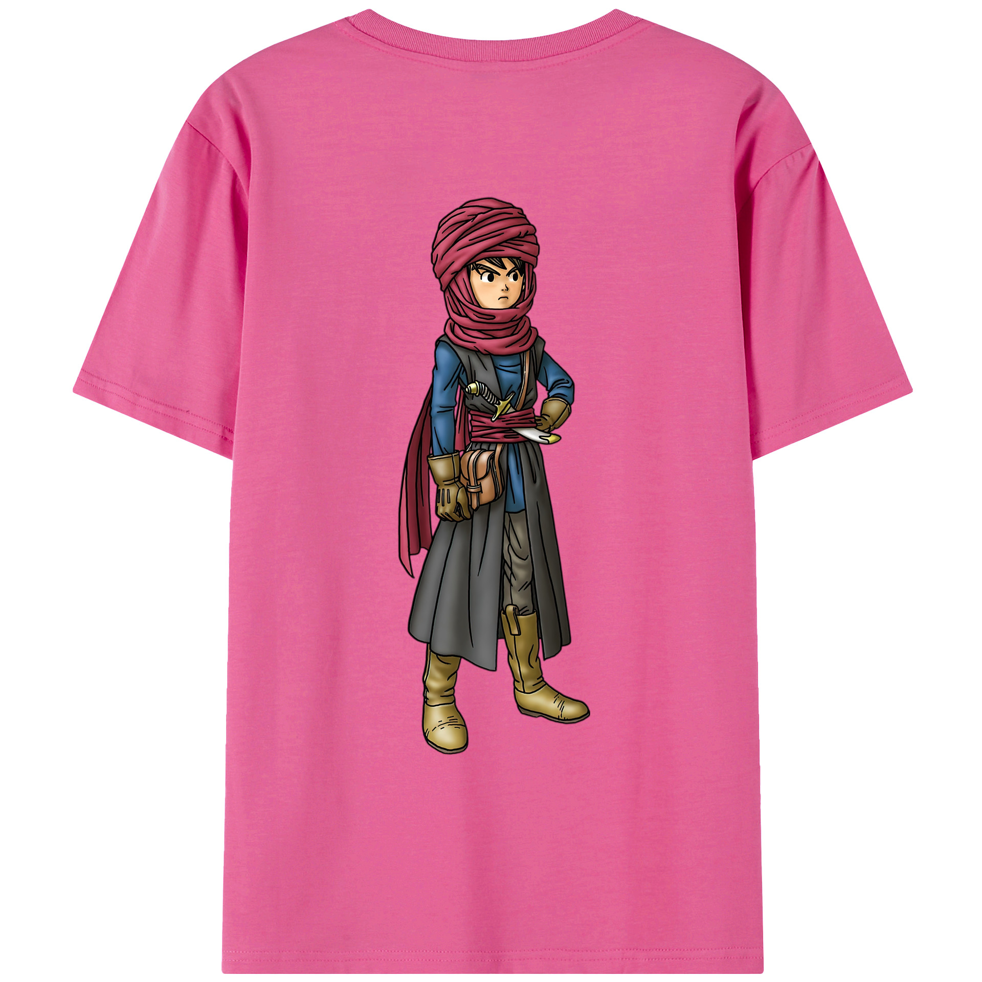 （画像用） ドラゴンクエスト Doragon Kuesuto Dragon Quest レディース半袖Tシャツ(バックプリント)