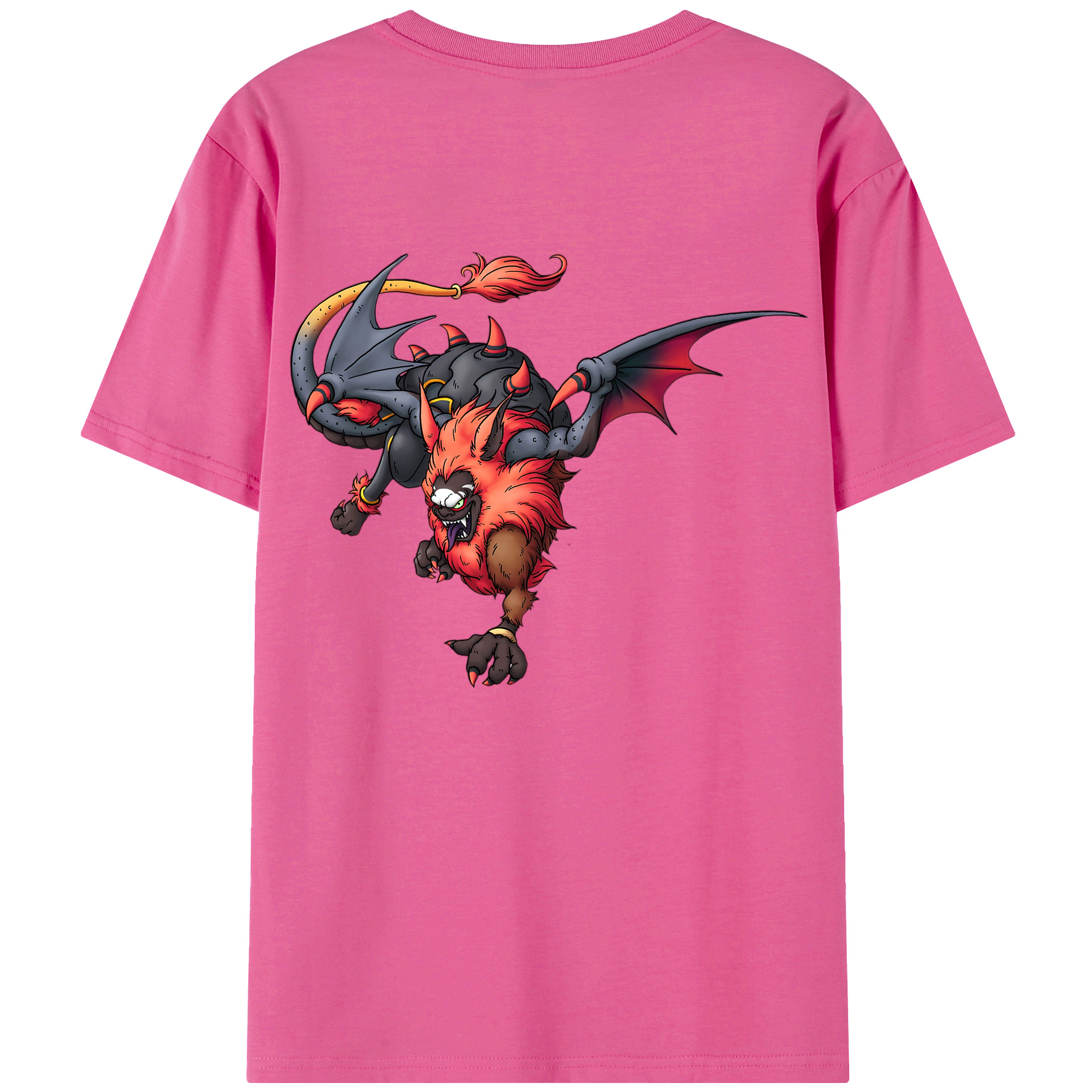 （画像用） ドラゴンクエスト Doragon Kuesuto Dragon Quest レディース半袖Tシャツ(バックプリント)
