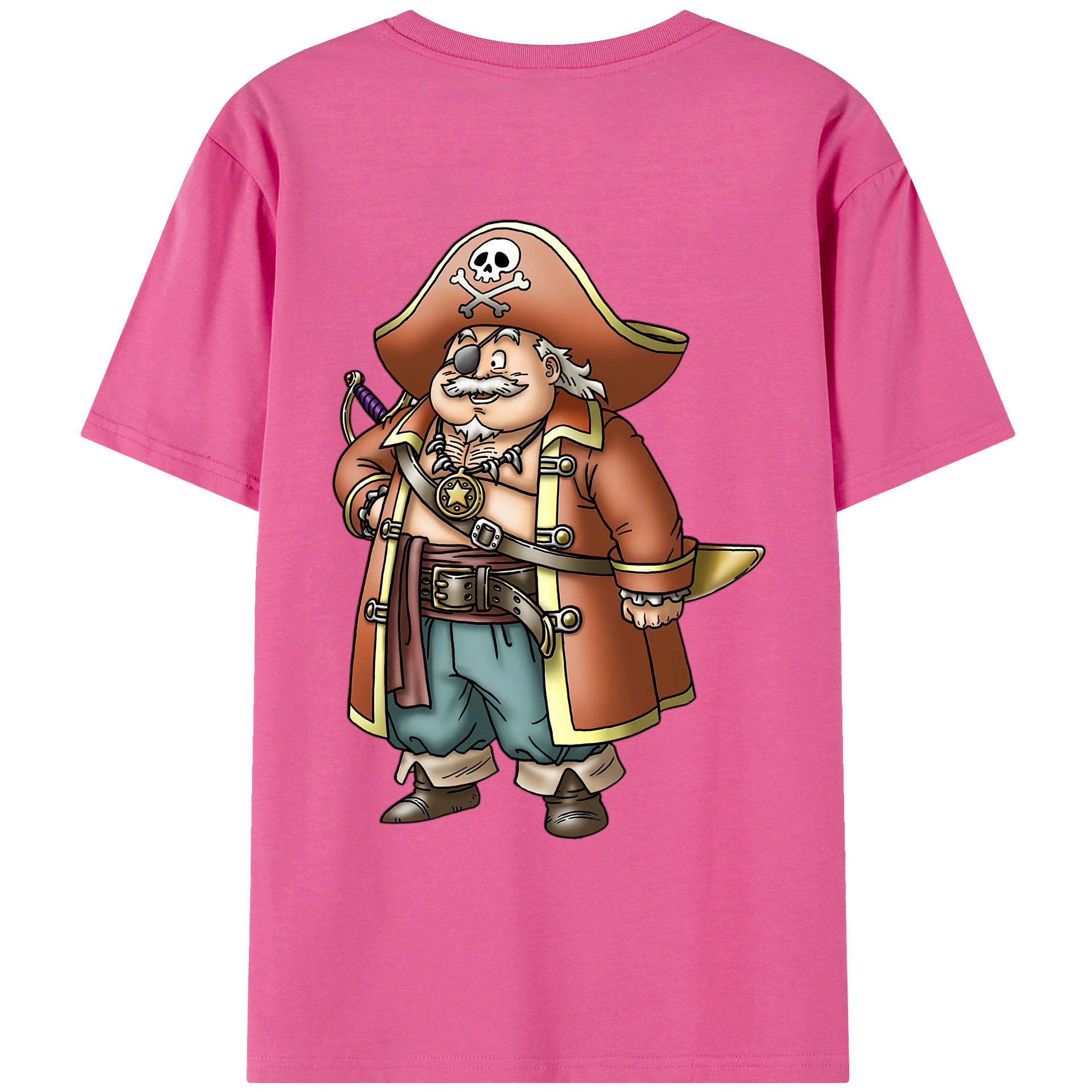 （画像用） ドラゴンクエスト Doragon Kuesuto Dragon Quest レディース半袖Tシャツ(バックプリント)