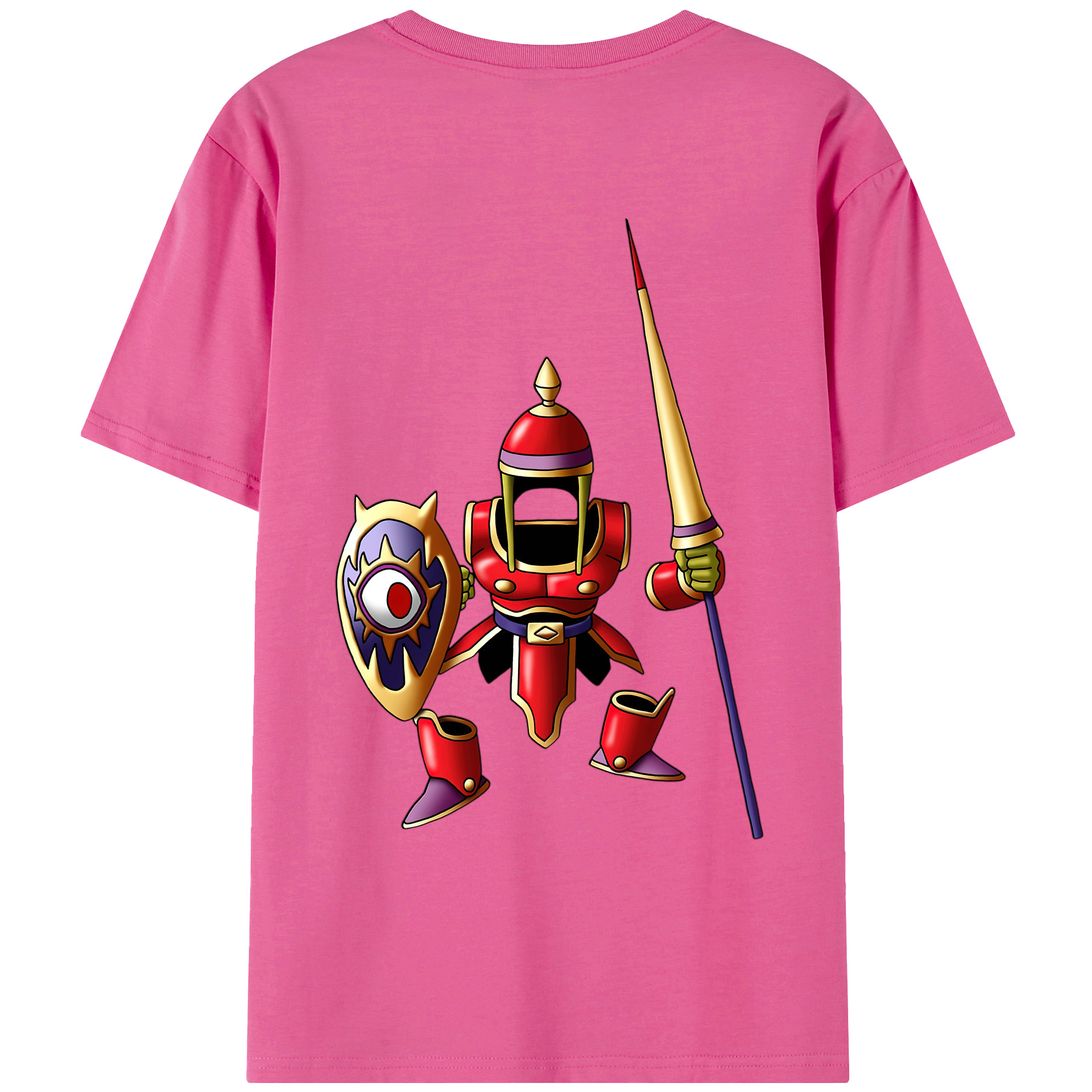 （画像用） ドラゴンクエスト Doragon Kuesuto Dragon Quest レディース半袖Tシャツ(バックプリント)