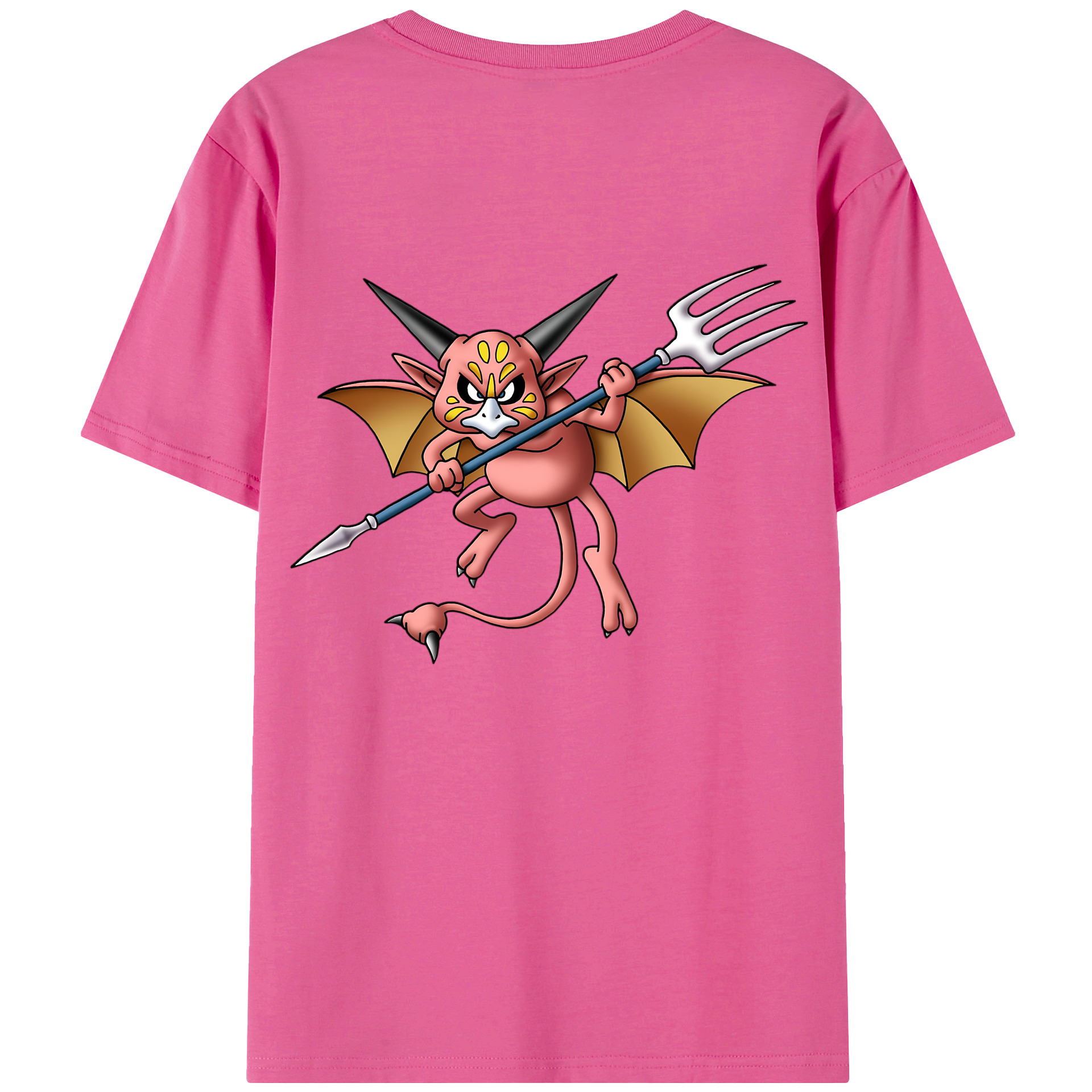 （画像用） ドラゴンクエスト Doragon Kuesuto Dragon Quest レディース半袖Tシャツ(バックプリント)