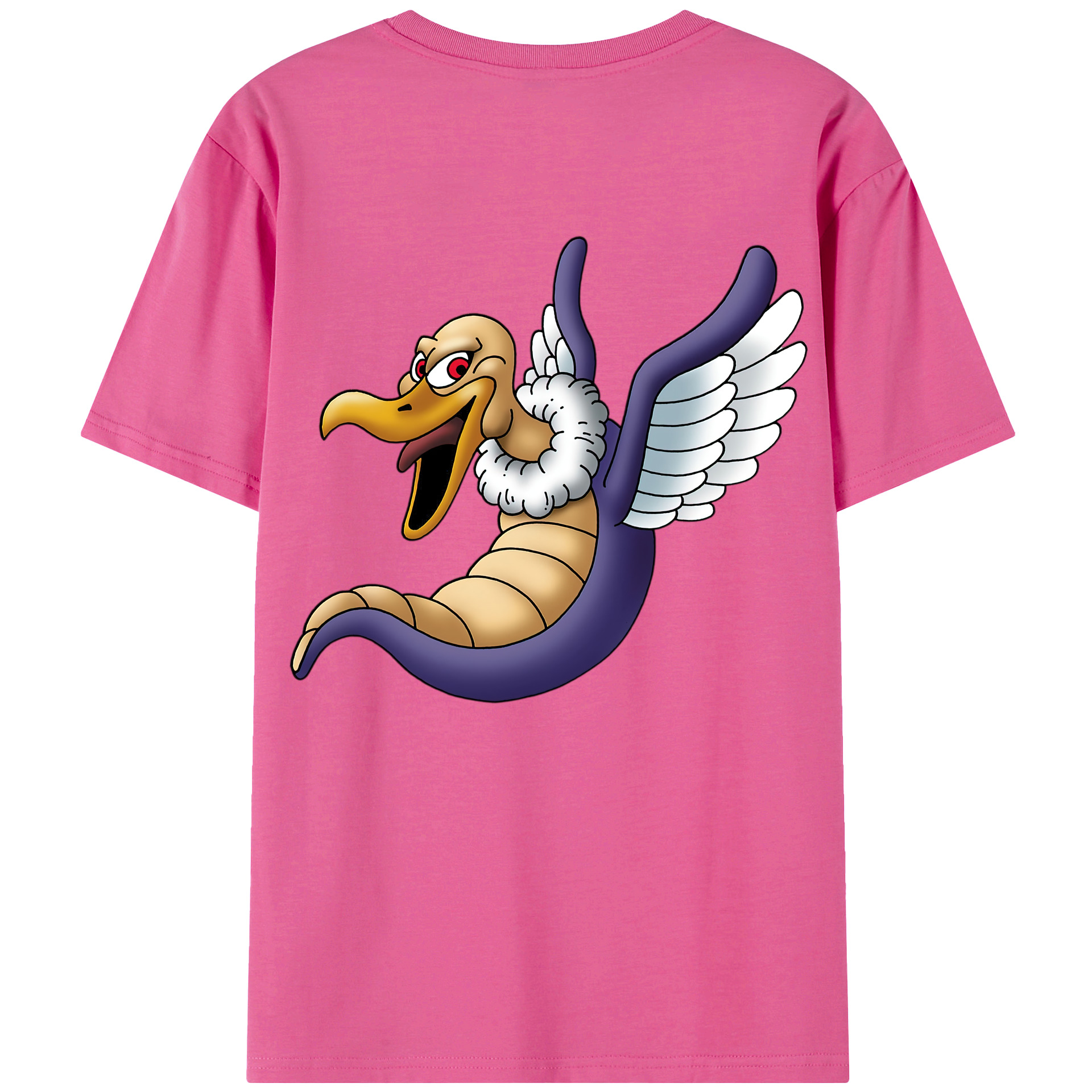 （画像用） ドラゴンクエスト Doragon Kuesuto Dragon Quest レディース半袖Tシャツ(バックプリント)