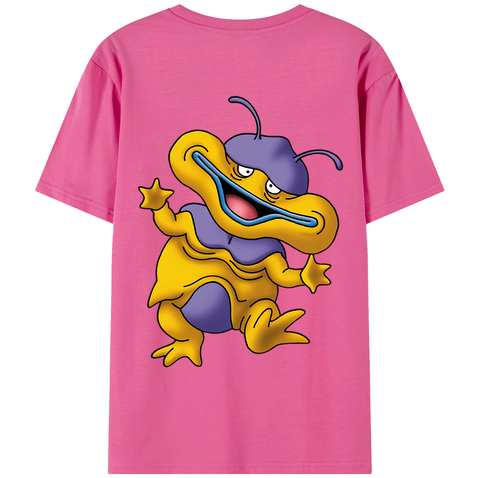 （画像用） ドラゴンクエスト Doragon Kuesuto Dragon Quest レディース半袖Tシャツ(バックプリント)