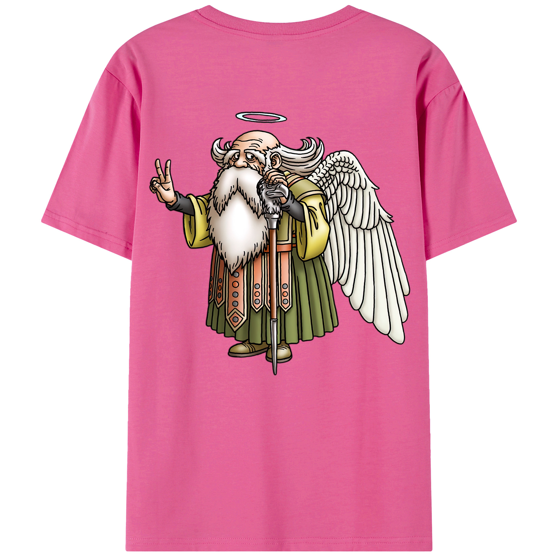 （画像用） ドラゴンクエスト Doragon Kuesuto Dragon Quest レディース半袖Tシャツ(バックプリント)