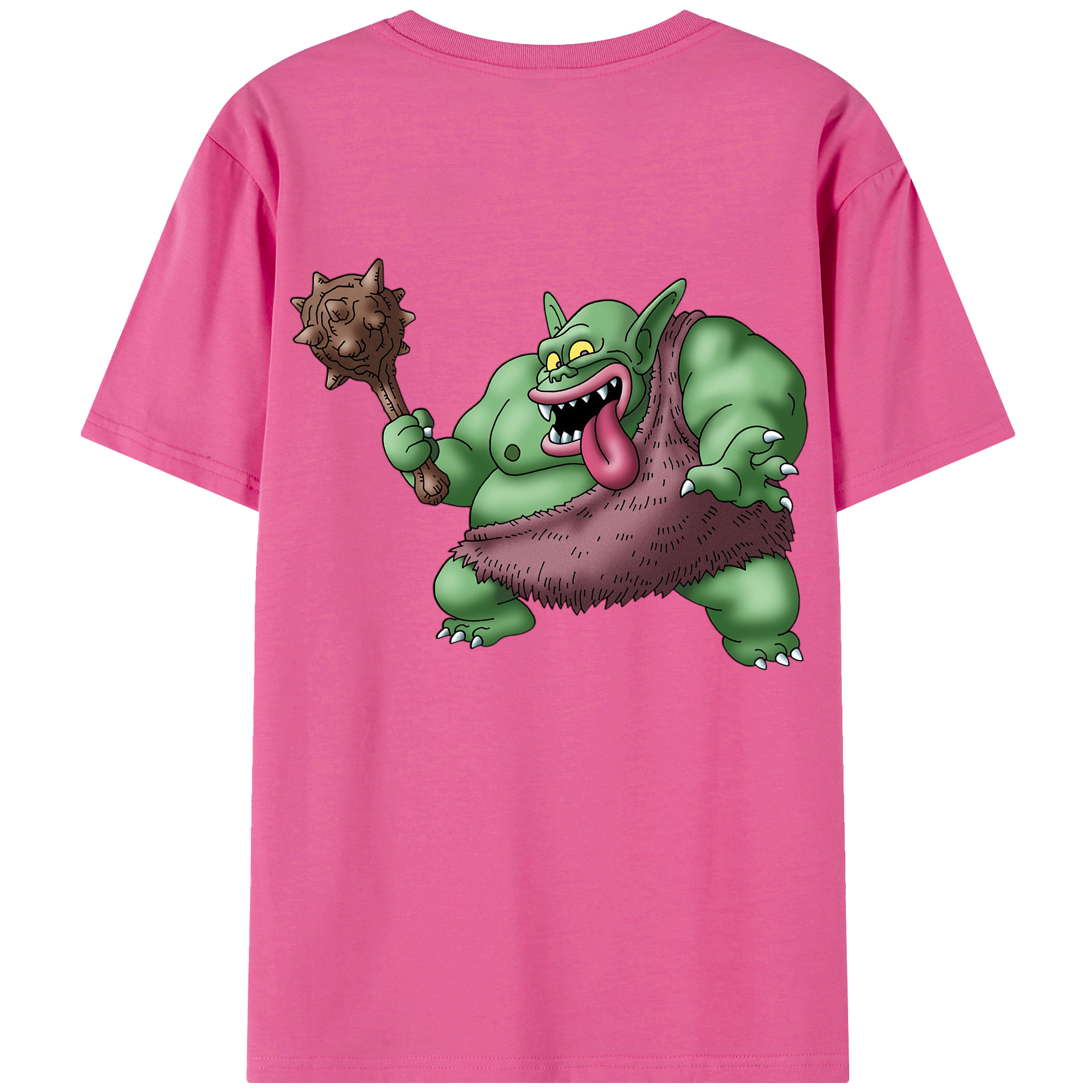 （画像用） ドラゴンクエスト Doragon Kuesuto Dragon Quest レディース半袖Tシャツ(バックプリント)