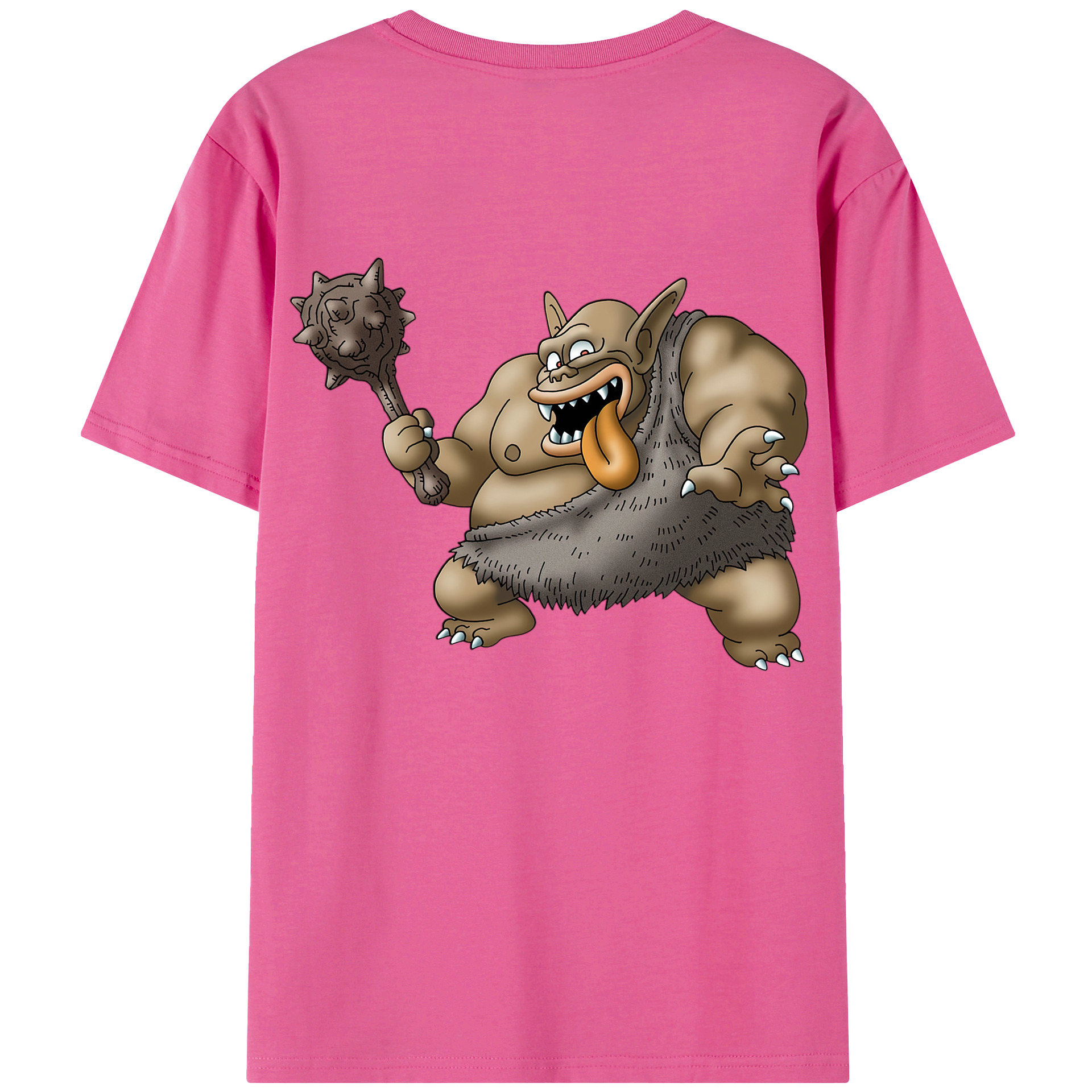 （画像用） ドラゴンクエスト Doragon Kuesuto Dragon Quest レディース半袖Tシャツ(バックプリント)