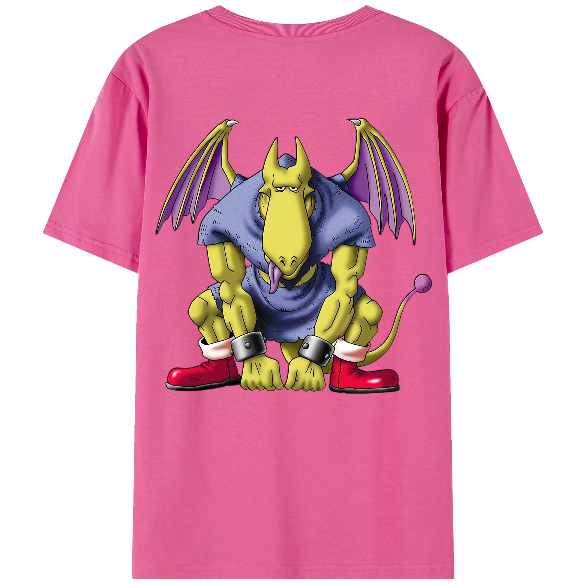 （画像用） ドラゴンクエスト Doragon Kuesuto Dragon Quest レディース半袖Tシャツ(バックプリント)