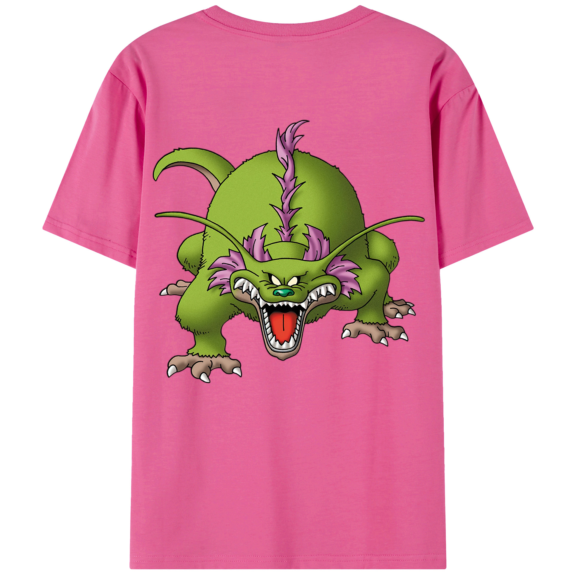 （画像用） ドラゴンクエスト Doragon Kuesuto Dragon Quest レディース半袖Tシャツ(バックプリント)