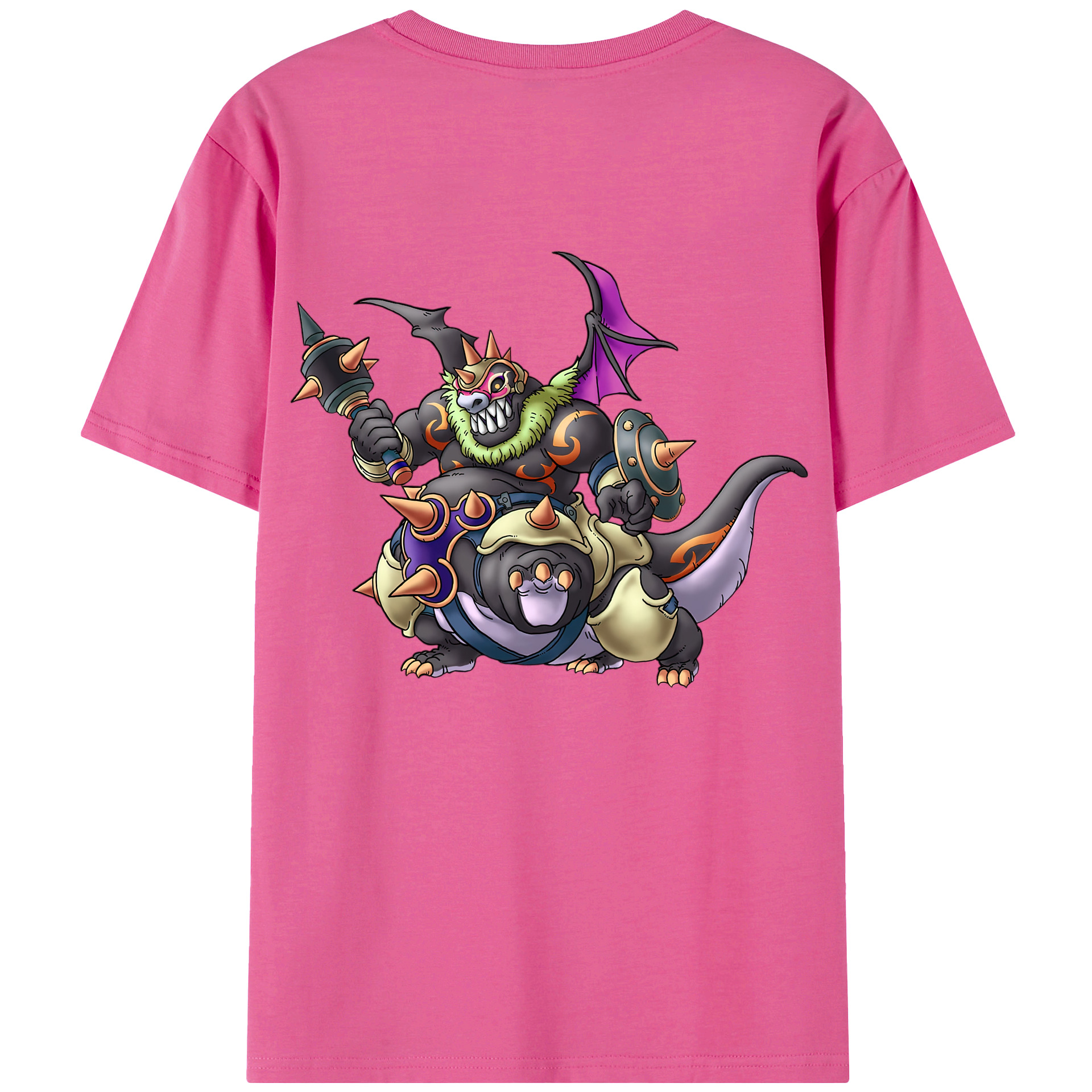 （画像用） ドラゴンクエスト Doragon Kuesuto Dragon Quest レディース半袖Tシャツ(バックプリント)