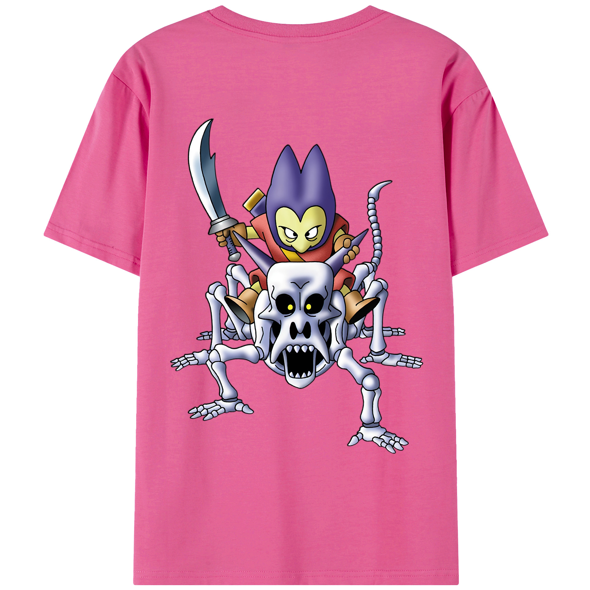 （画像用） ドラゴンクエスト Doragon Kuesuto Dragon Quest レディース半袖Tシャツ(バックプリント)