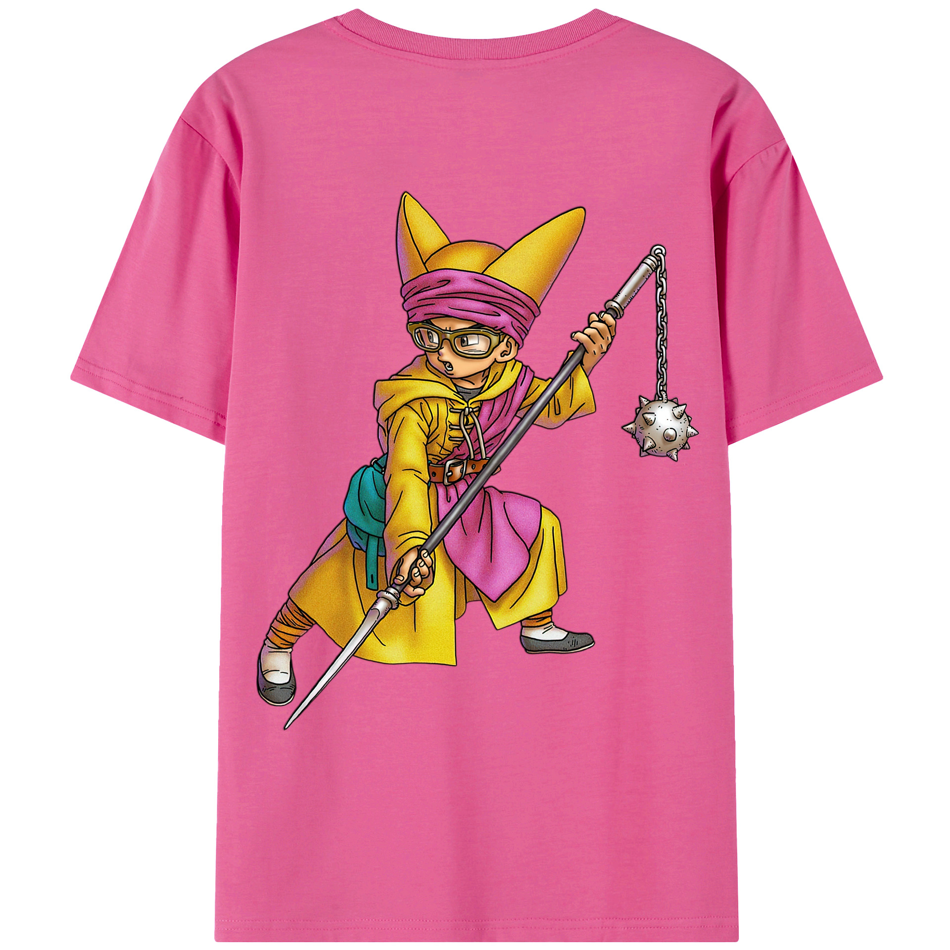 （画像用） ドラゴンクエスト Doragon Kuesuto Dragon Quest レディース半袖Tシャツ(バックプリント)